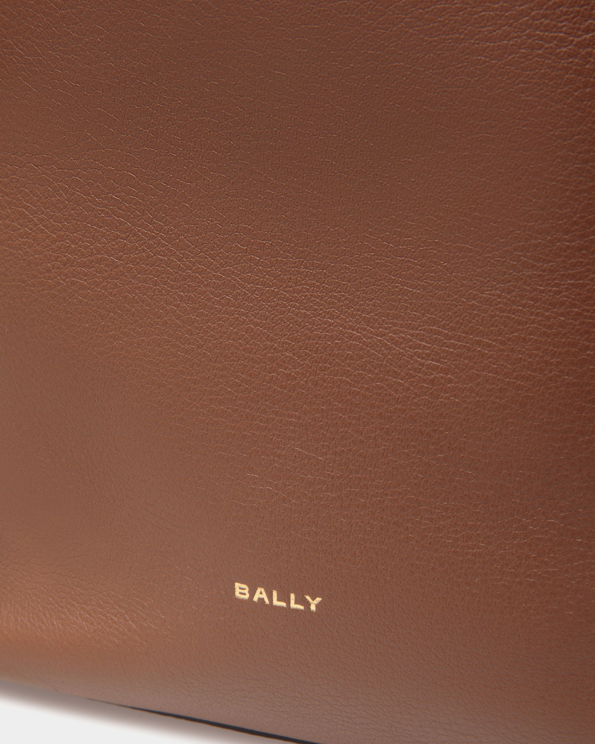 Borsa A Secchiello Code In Pelle Marrone - Donna - Bally - 05