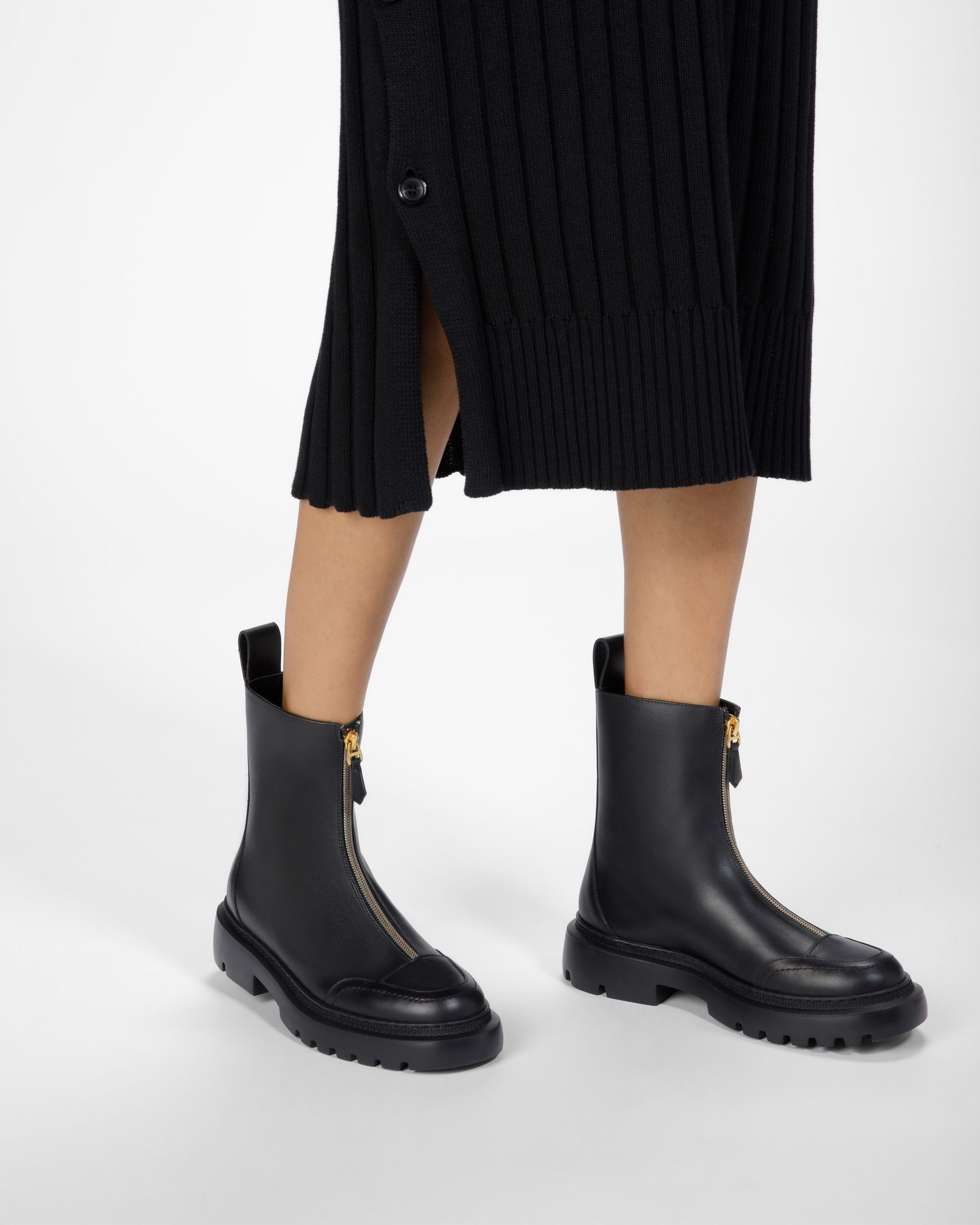 Giuli Lederstiefelette In Schwarz - Damen - Bally - 03
