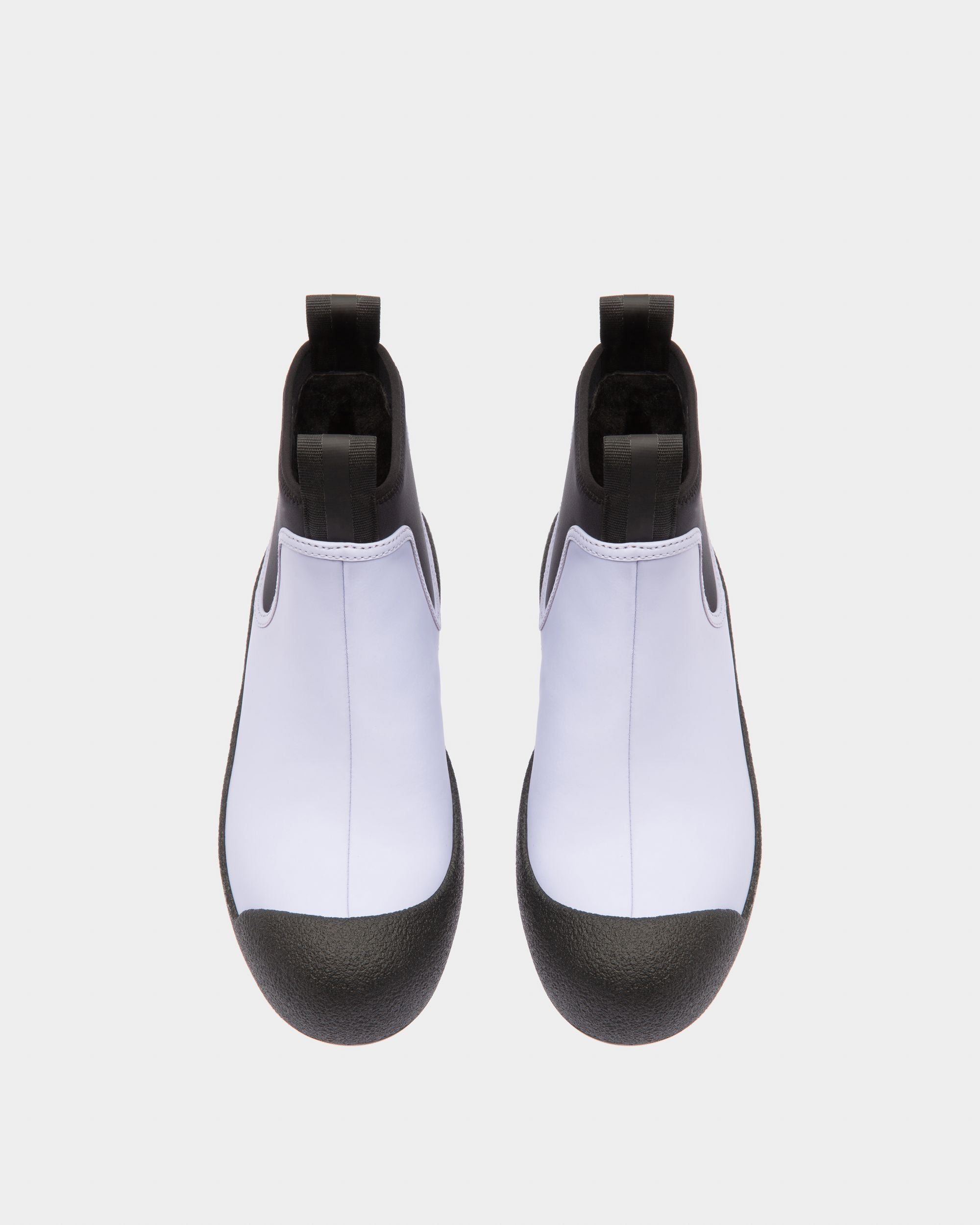 Gadey En Cuir Et Caoutchouc Lilas Et Noir - Femme - Bally - 02