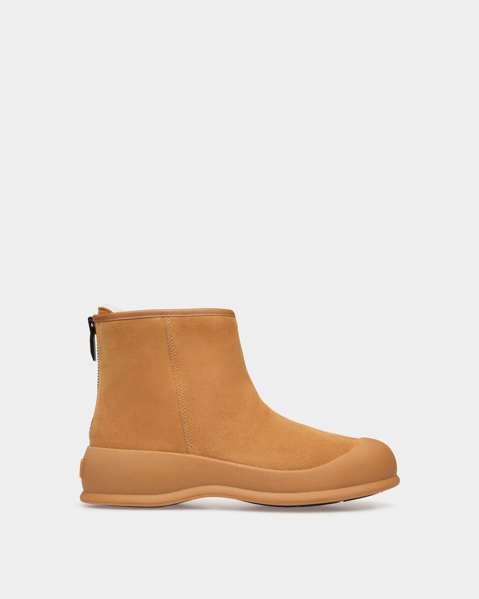 Stivaletto Frei In Pelle Scamosciata Ocra - Donna - Bally - 01