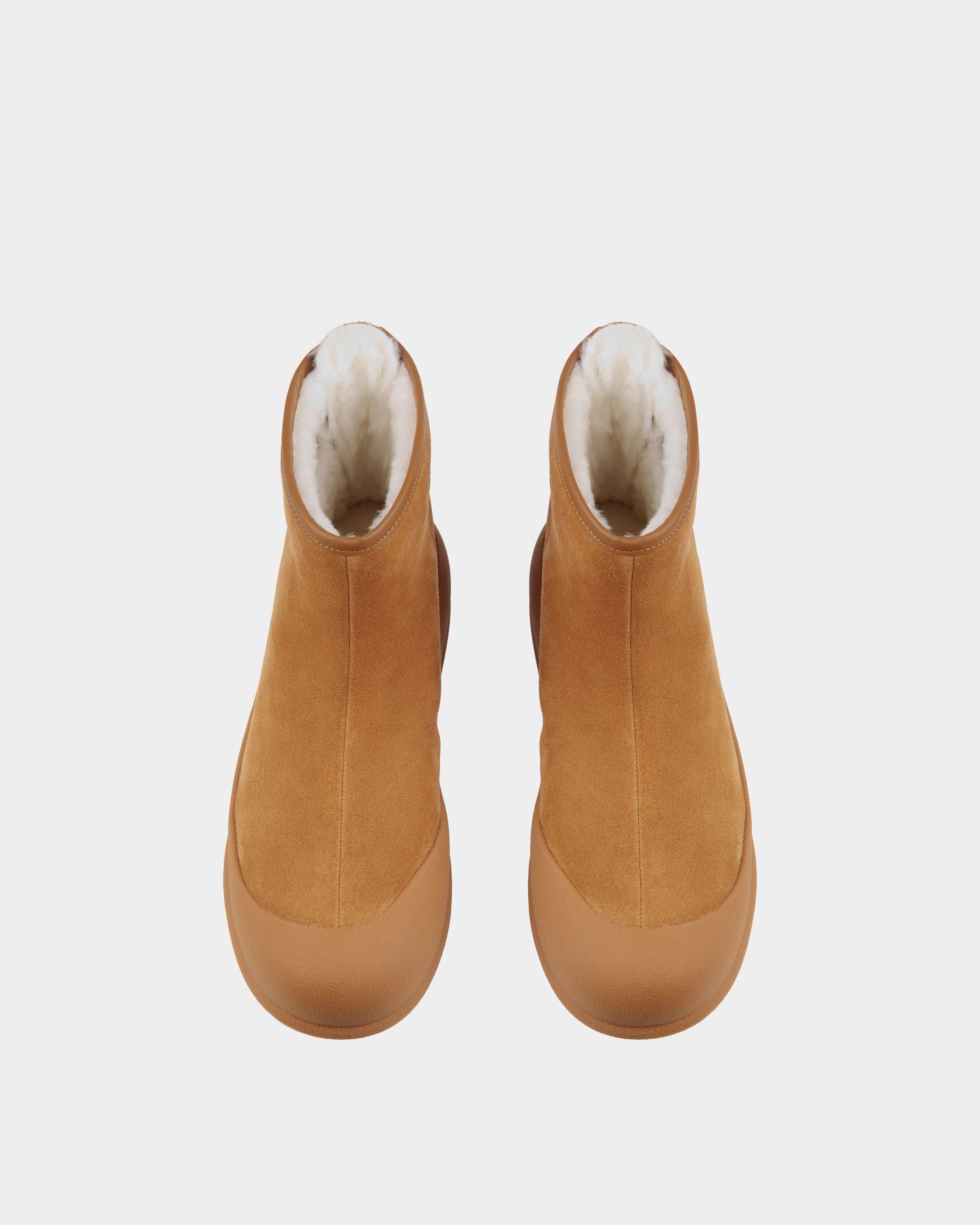 Stivaletto Frei In Pelle Scamosciata Ocra - Donna - Bally - 05