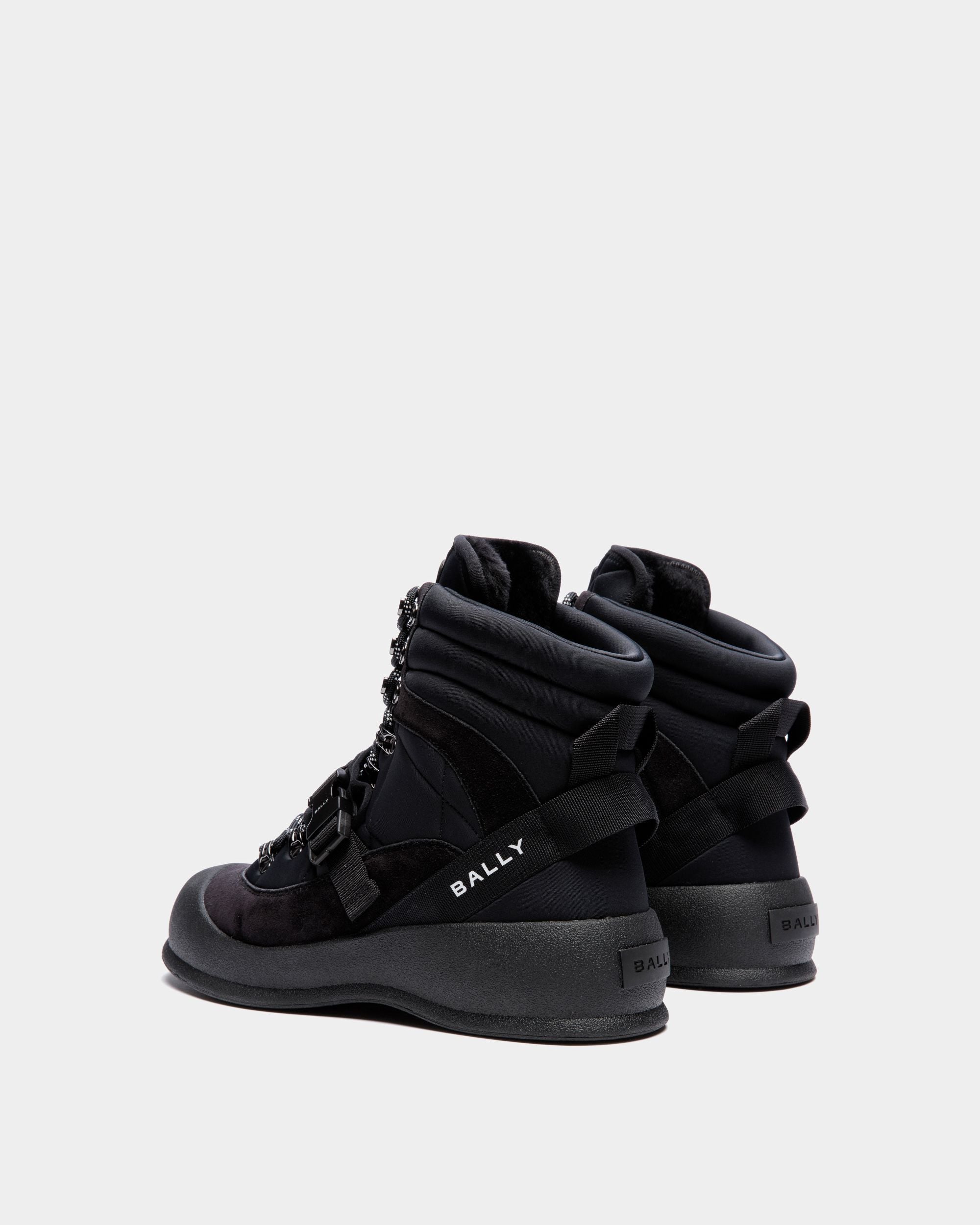 Botte À Lacets Frei En Nylon Noir - Femme - Bally - 04