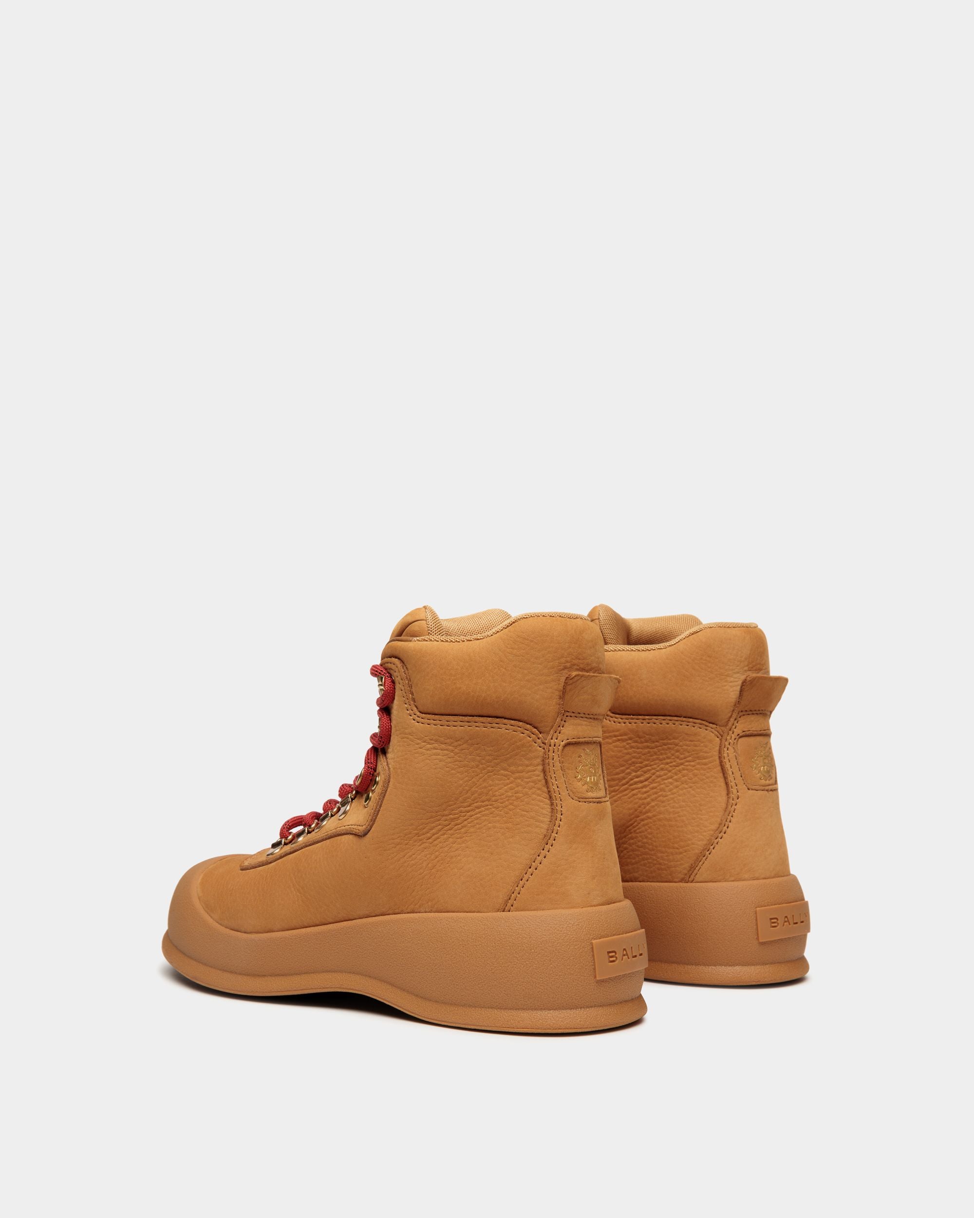 Frei Stiefelette Aus Braunem Veloursleder - Damen - Bally - 04