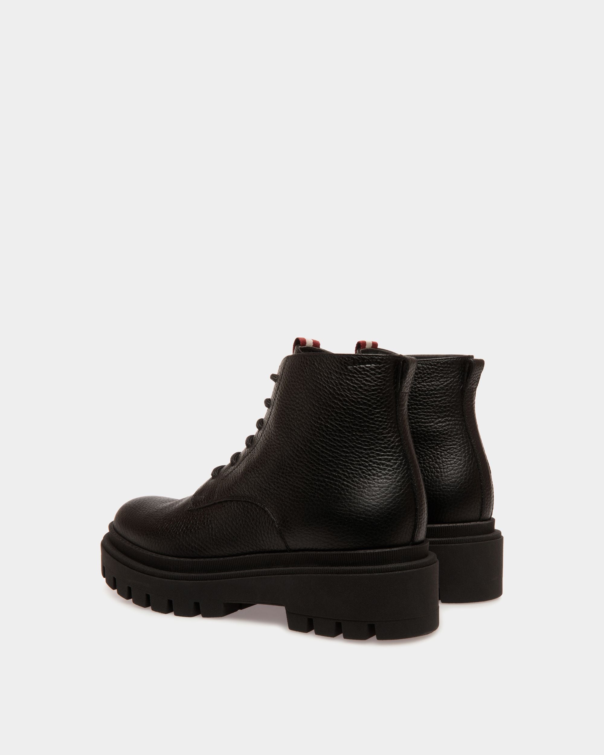 Booties In Black Leather - Damen - Bally - 03
