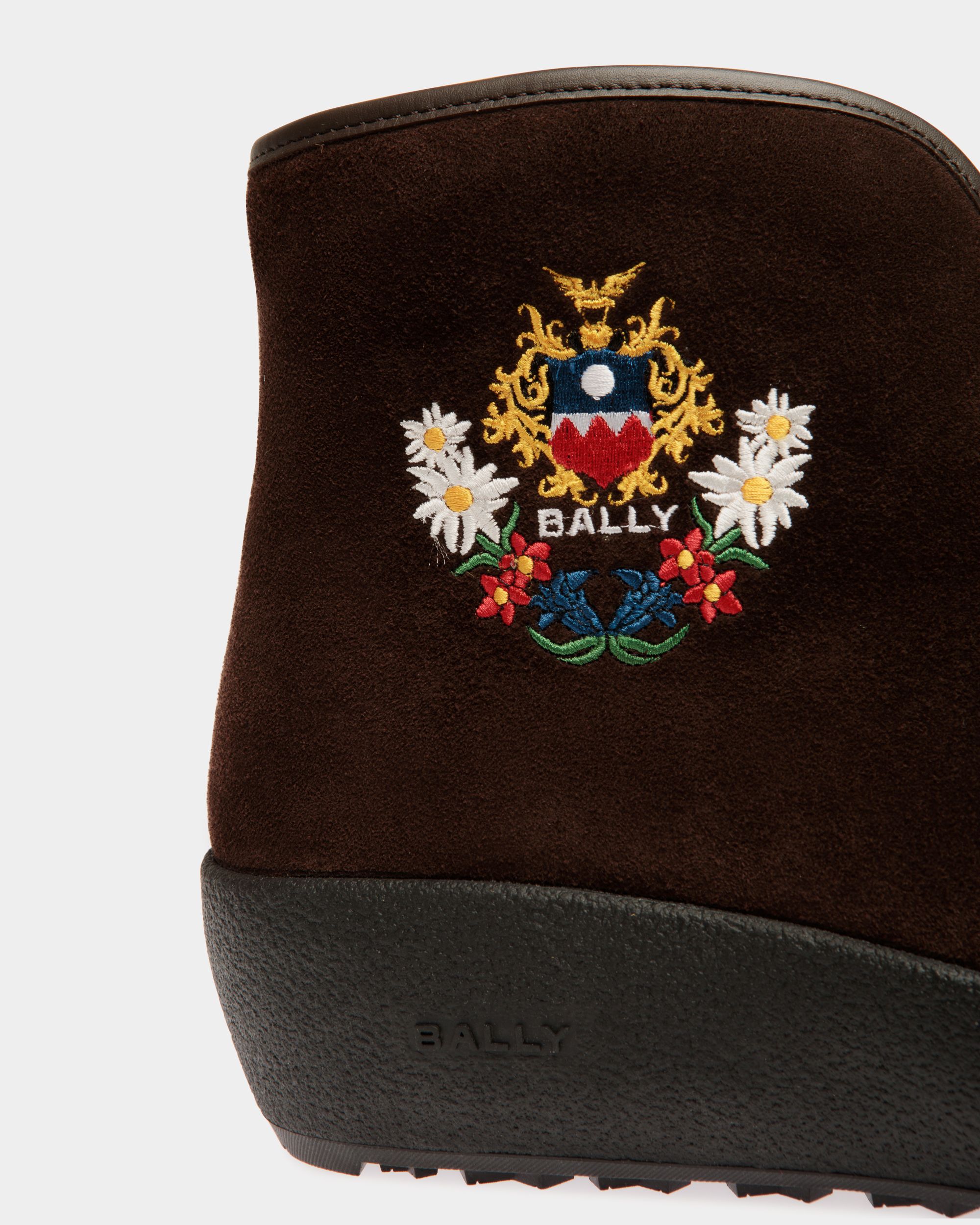 Winter Capsule Stiefeletten Aus Braunem Veloursleder - Damen - Bally - 06