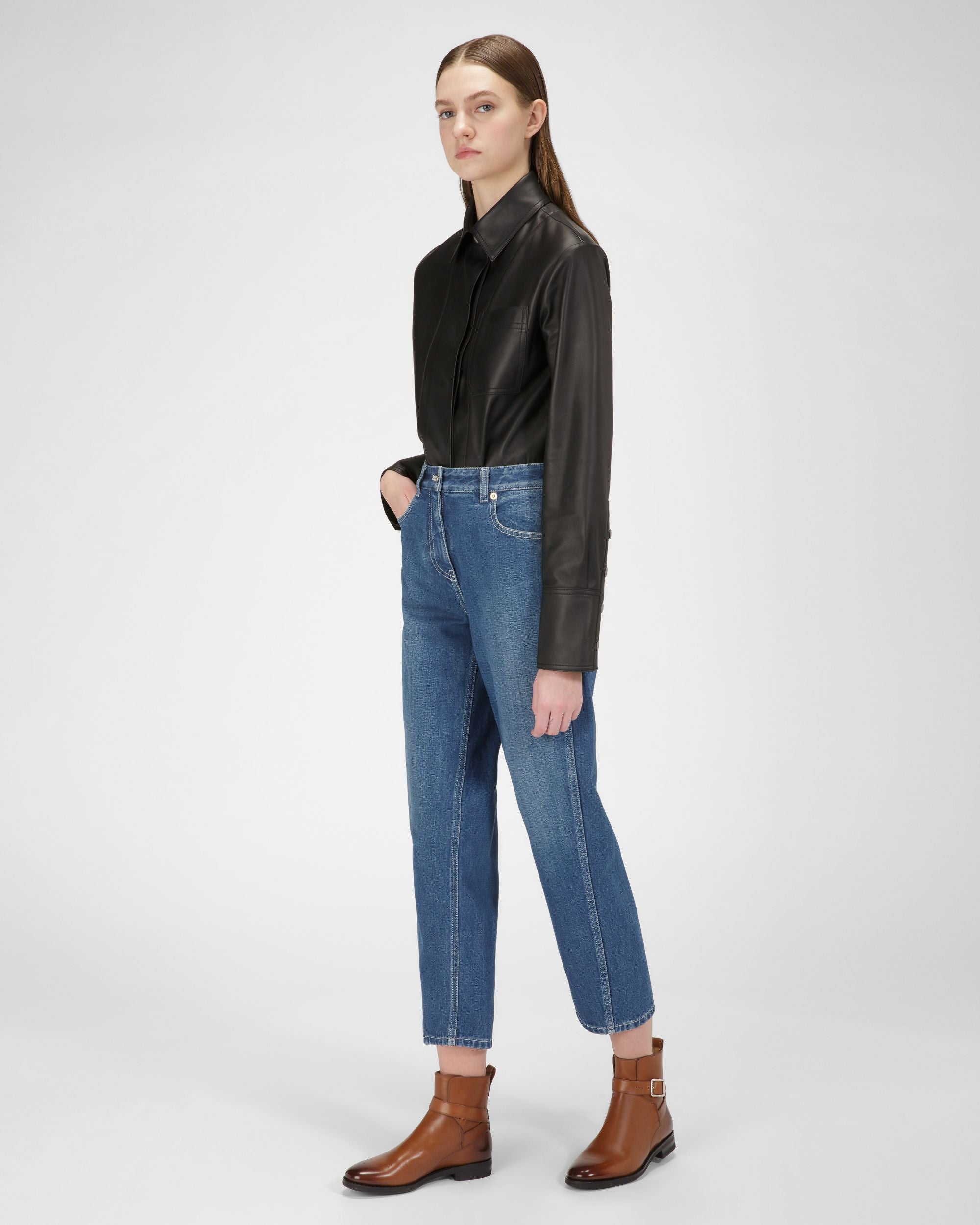 Filly Stivaletti In Pelle Marrone - Donna - Bally - 03