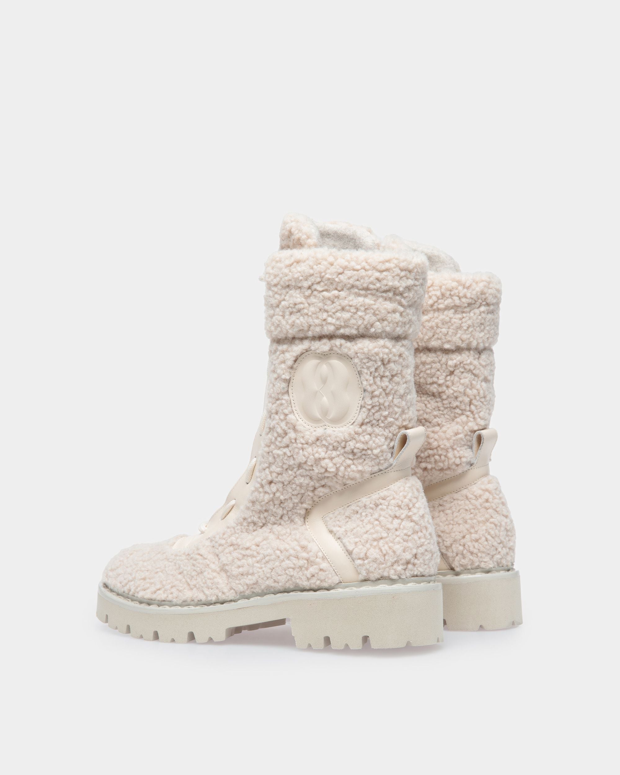 Enga Stiefel Aus Leder In Elfenbein - Damen - Bally - 03