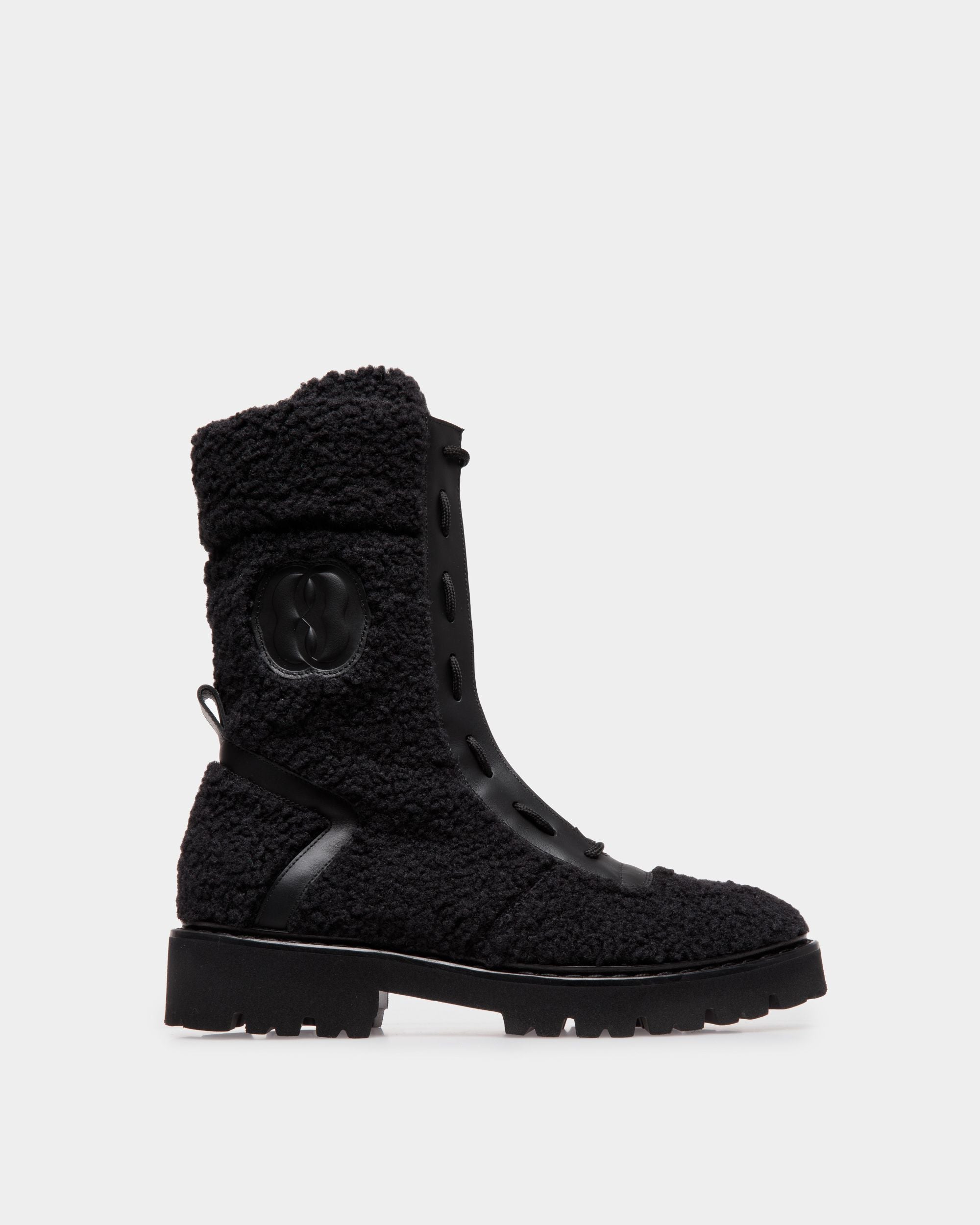 Stivale Enga In Pelle Nera - Donna - Bally - 01