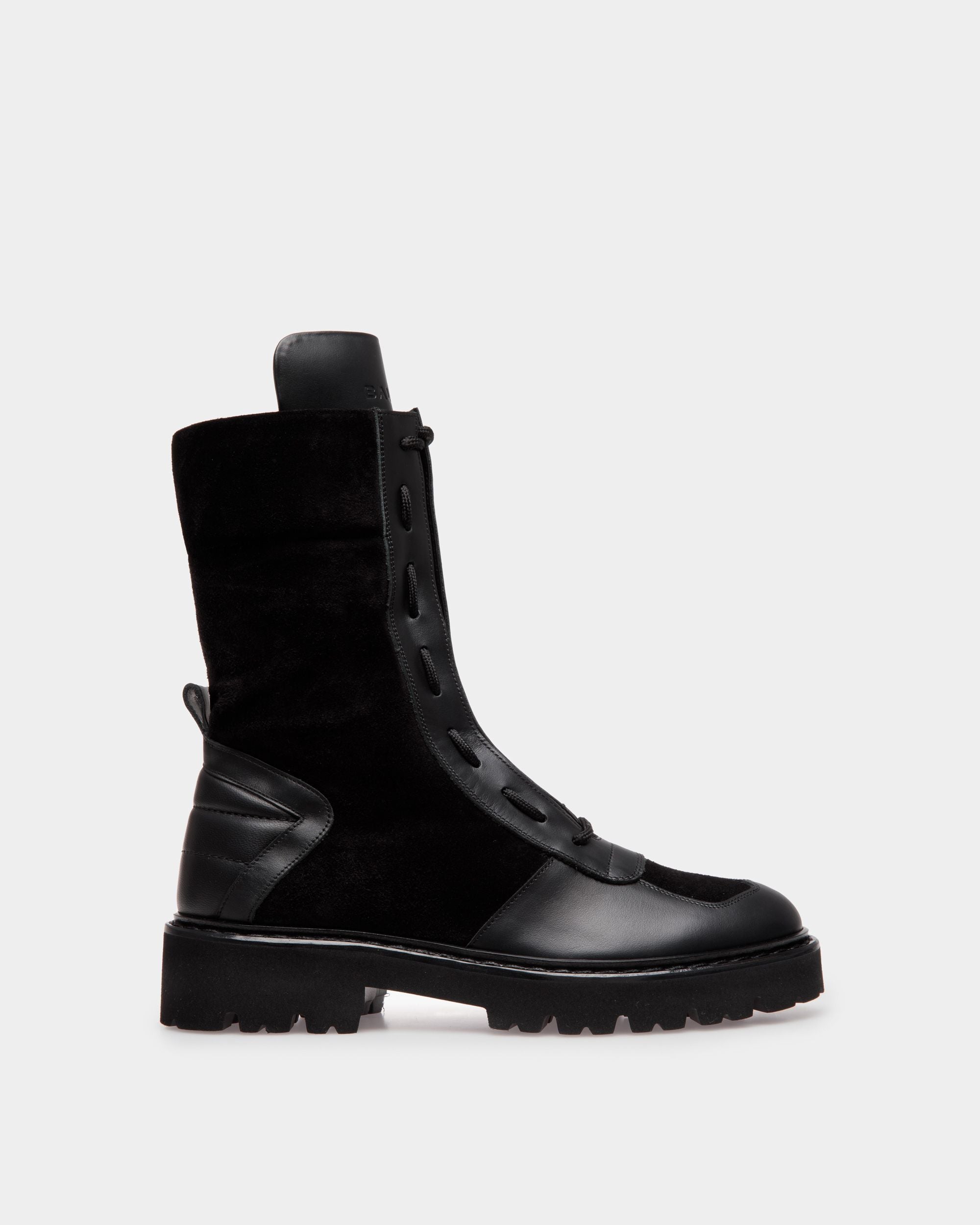 Enga Stiefel Aus Leder In Schwarz - Damen - Bally - 01