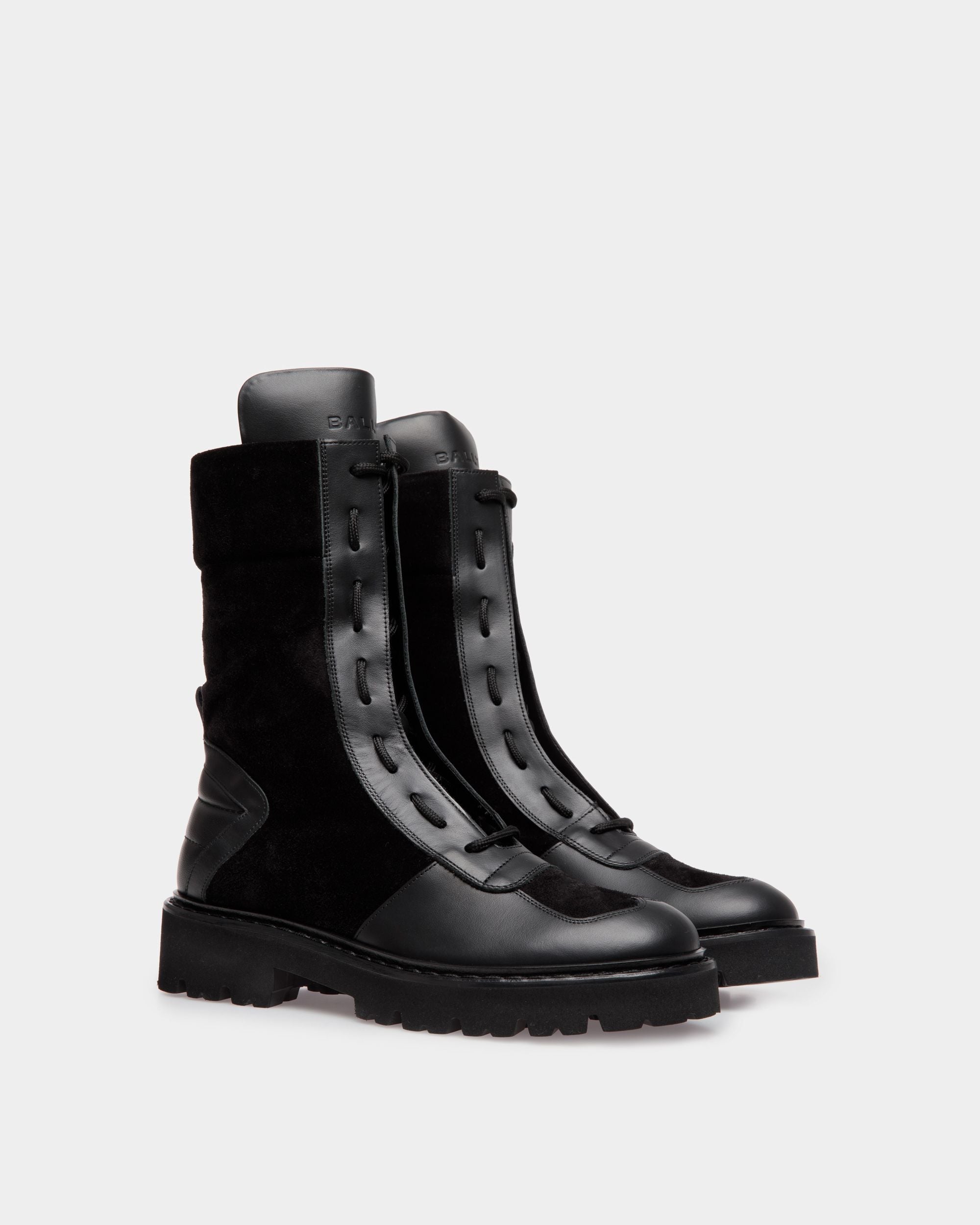 Enga Stiefel Aus Leder In Schwarz - Damen - Bally - 02
