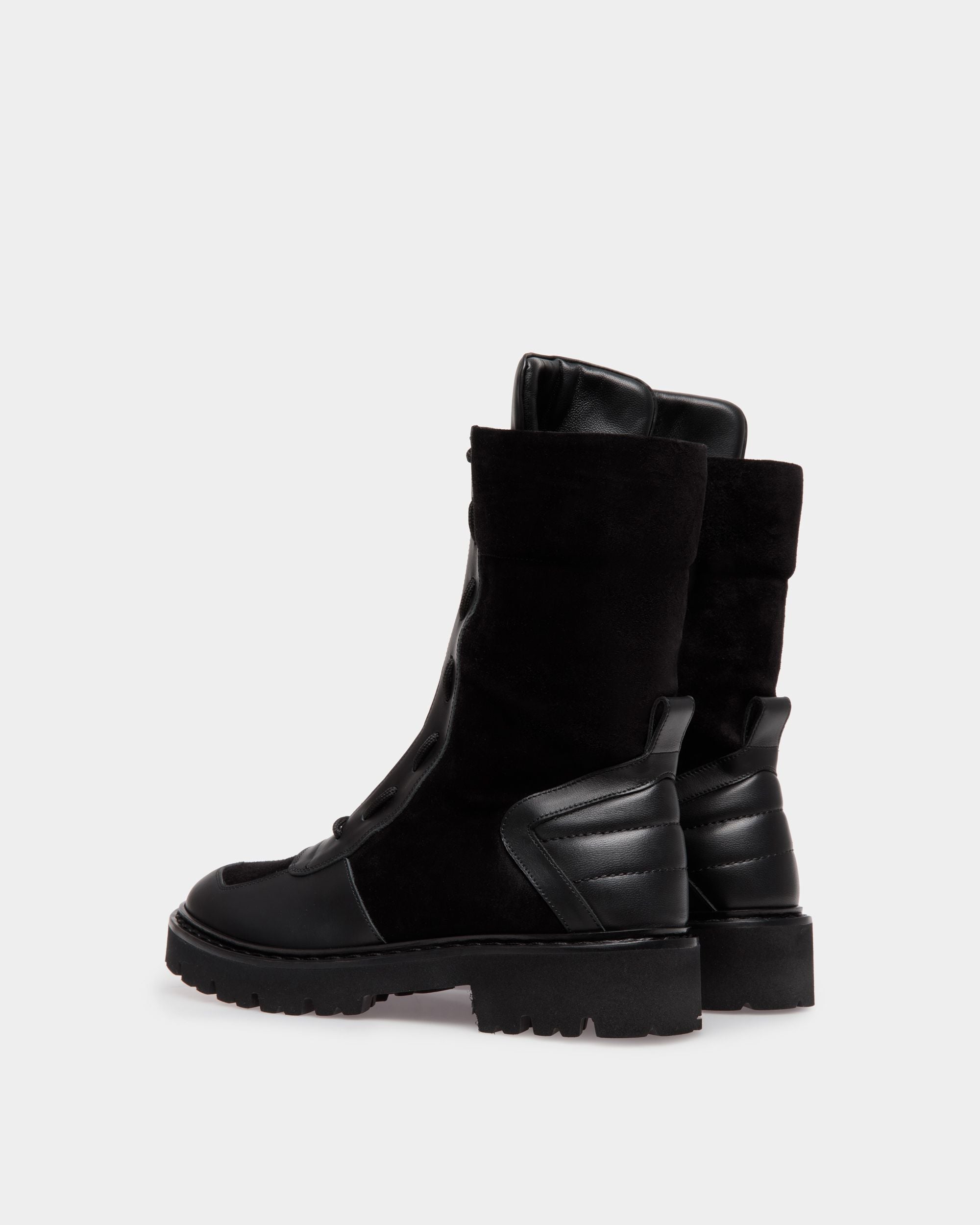Enga Stiefel Aus Leder In Schwarz - Damen - Bally - 03