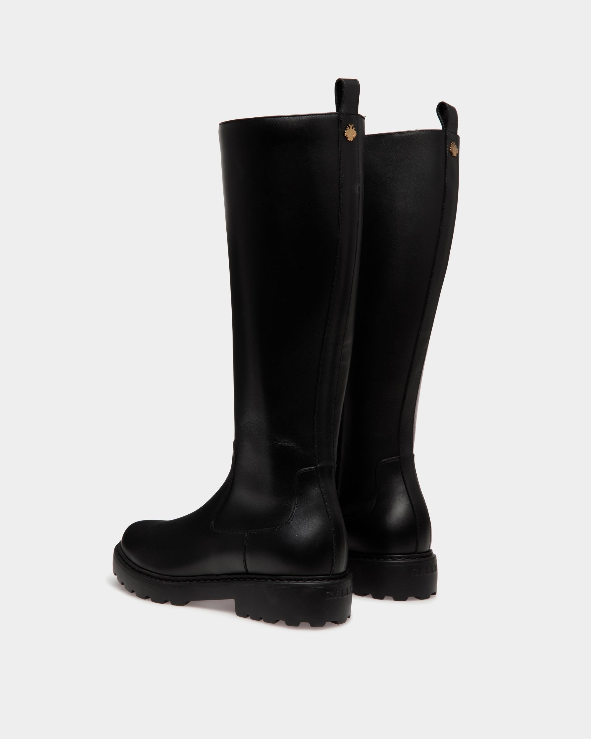 Gusto Stiefel Aus Leder In Schwarz - Damen - Bally - 03