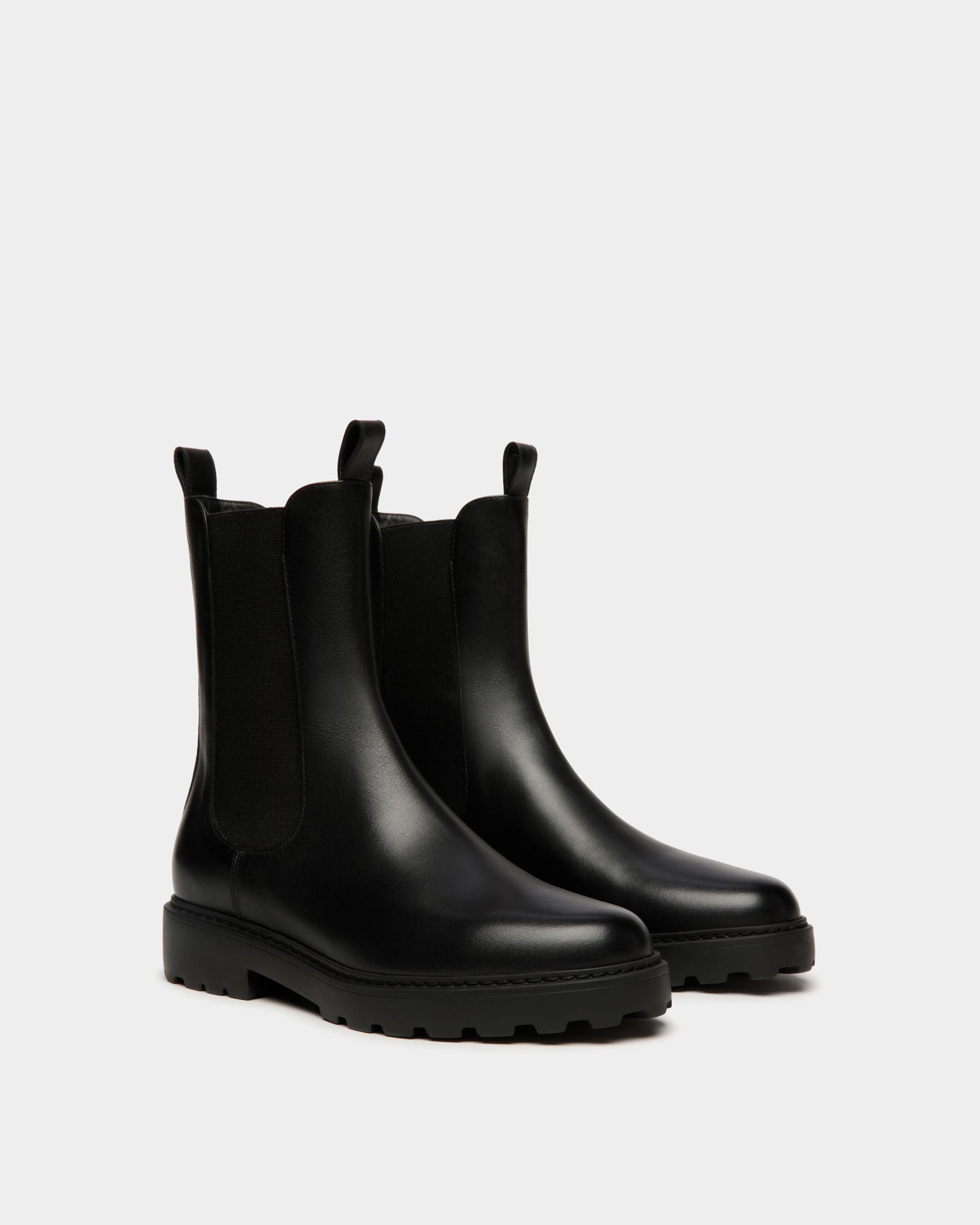 Gusto Bootie Aus Leder In Schwarz - Damen - Bally - 02