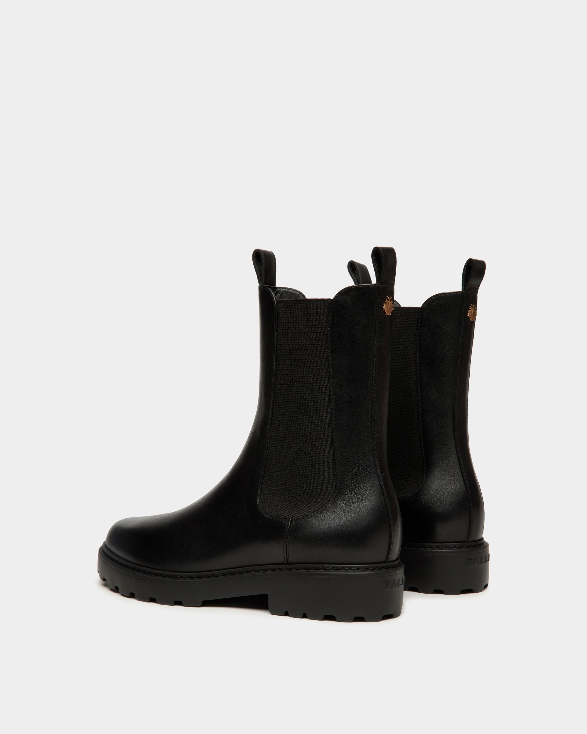Gusto Bootie Aus Leder In Schwarz - Damen - Bally - 03