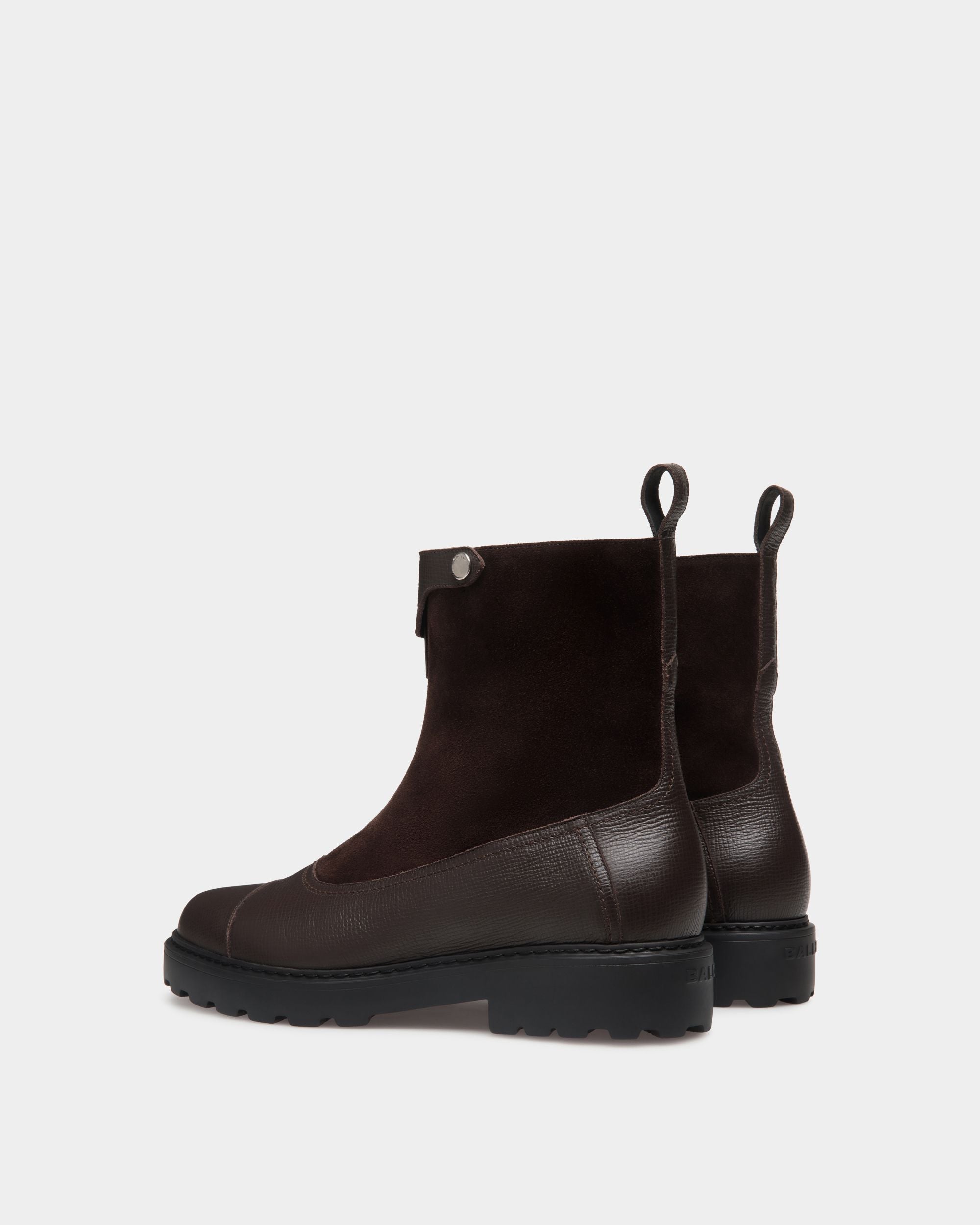 Gusto Bootie in Ebano Leather - Women's - Bally - 03