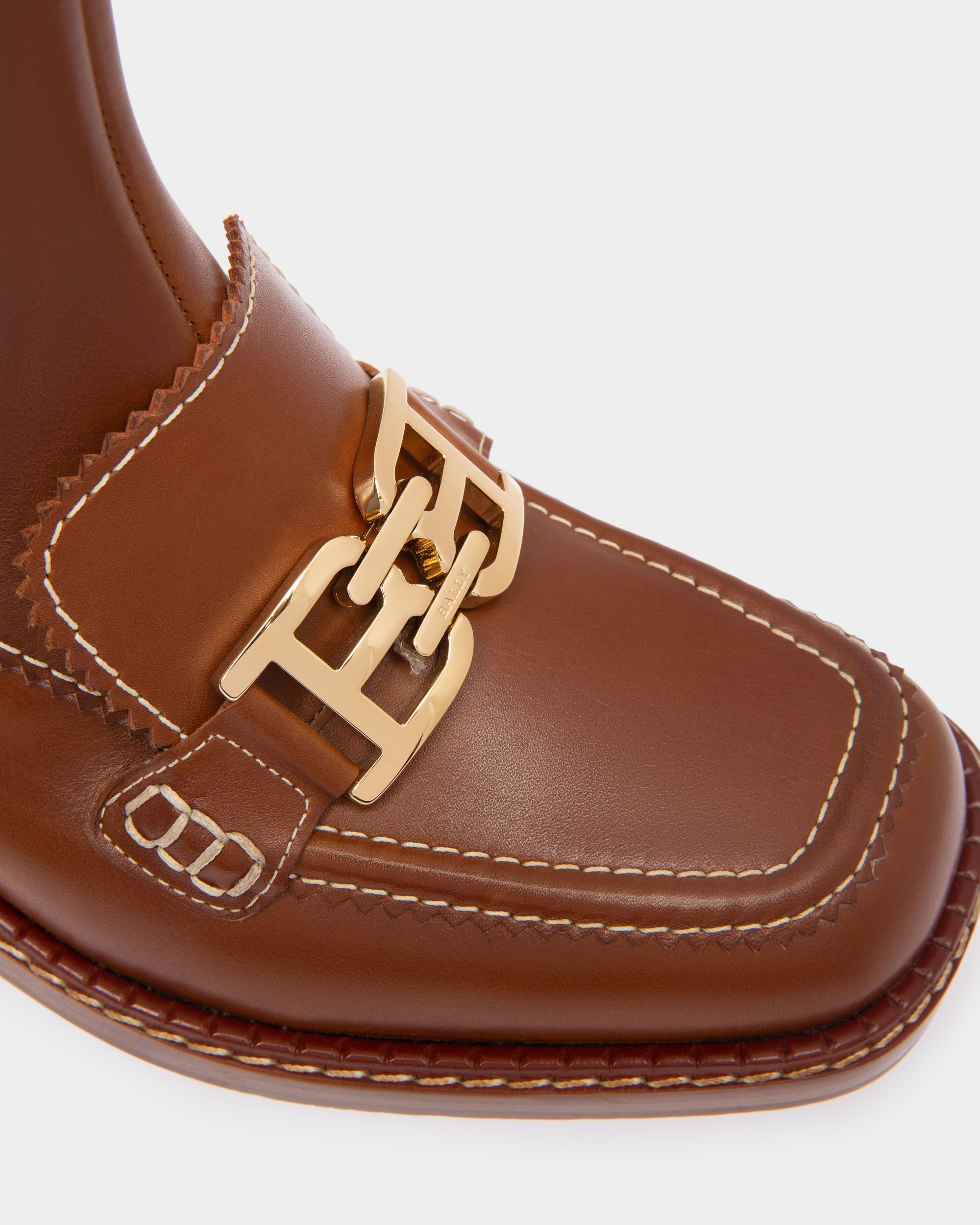 Ebele Bottes Longues En Cuir Marron - Femme - Bally - 06