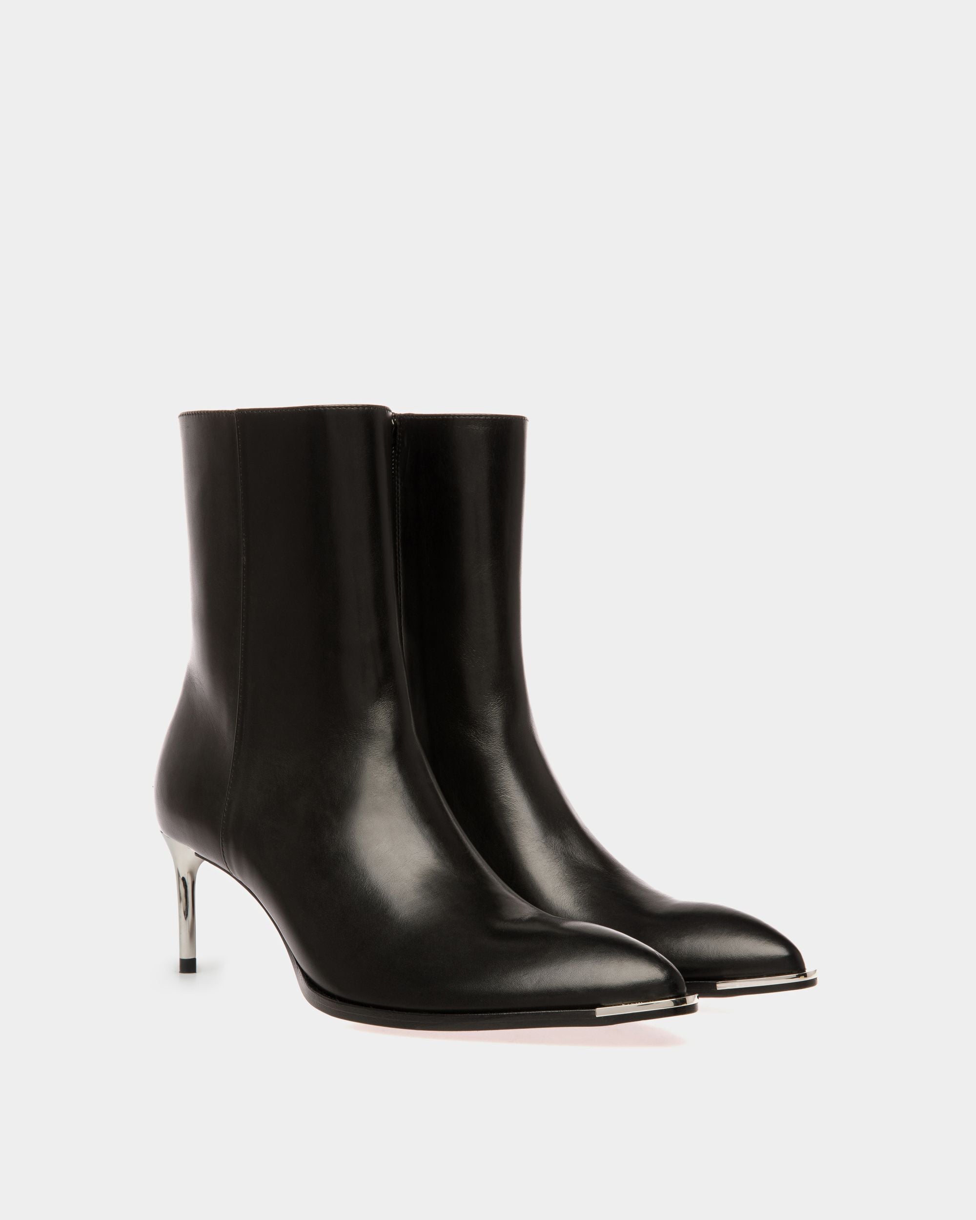 Hannika Stiefel Aus Leder In Schwarz - Damen - Bally - 03