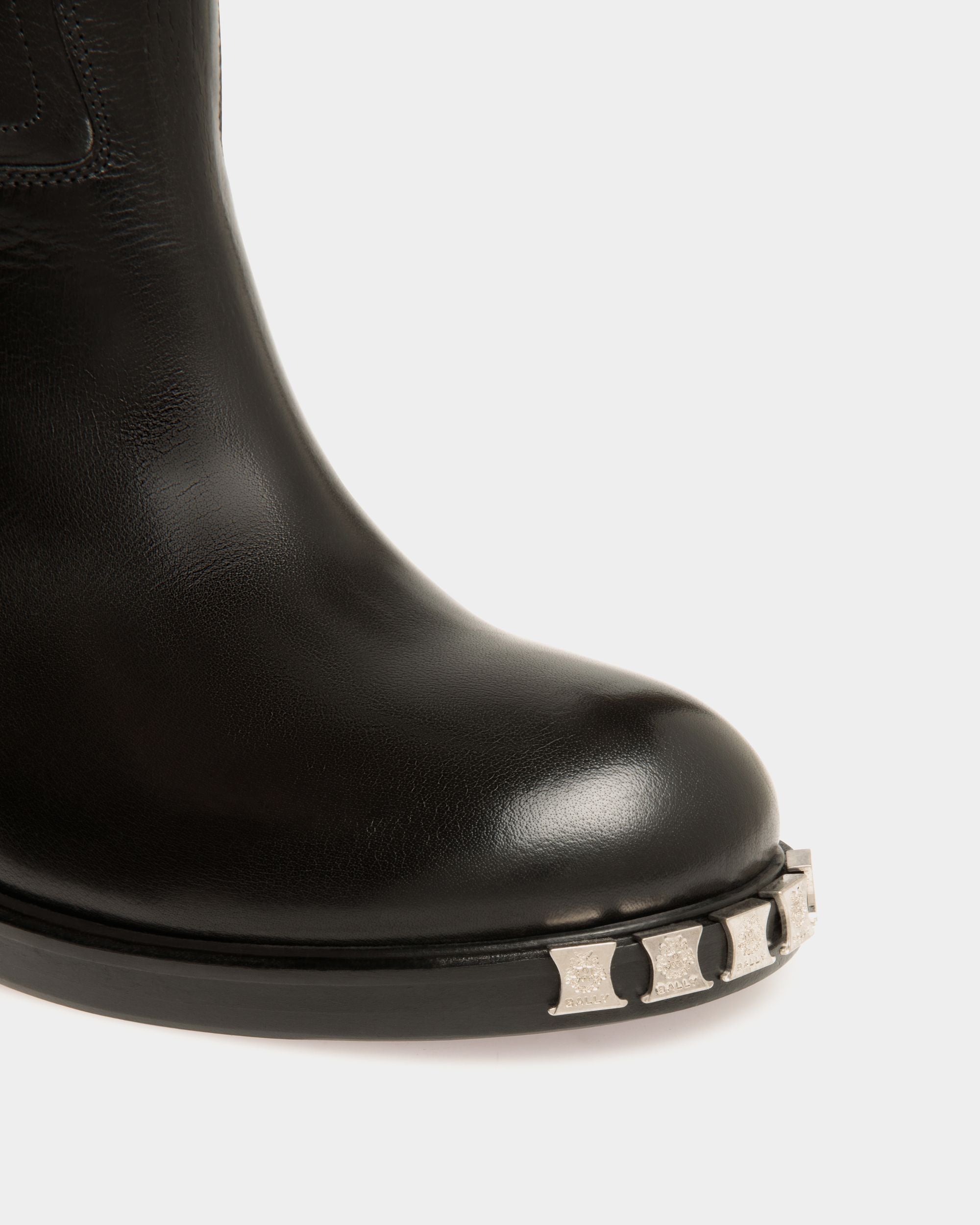 Peggy Boot In Black Leather - Women's - Bally - 05