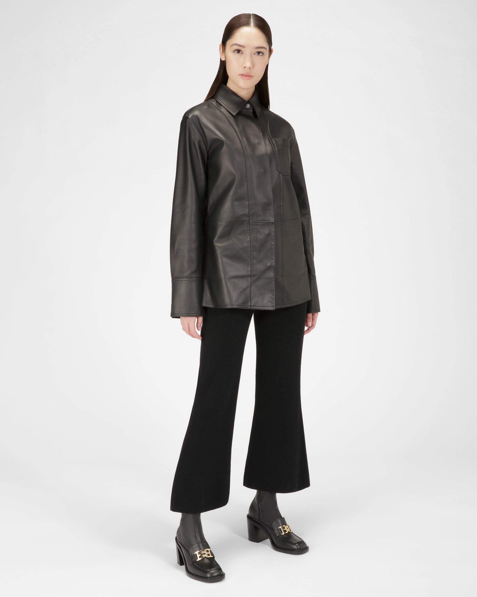 Enzy Bottines En Cuir Noir - Femme - Bally - 03