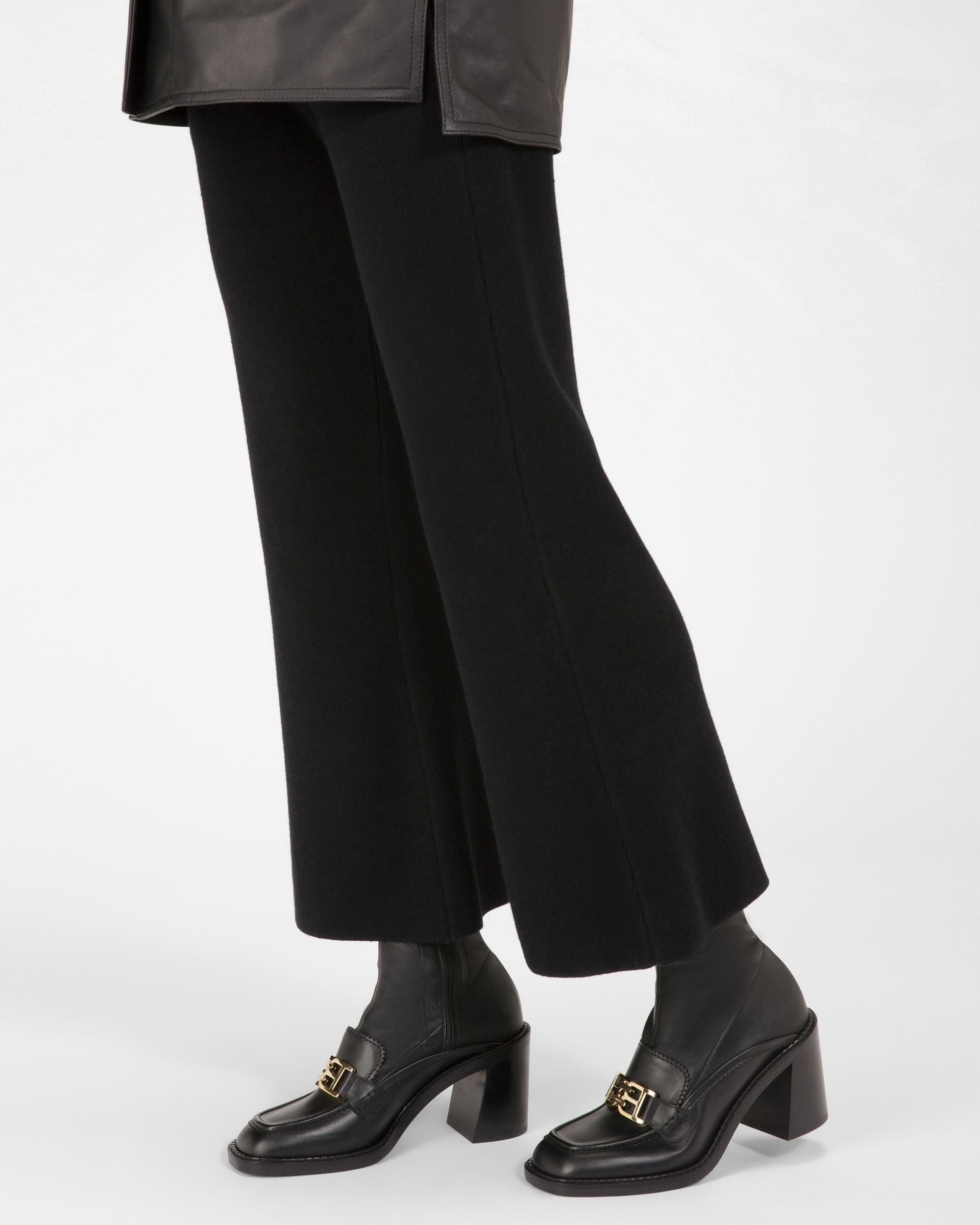 Enzy Bottines En Cuir Noir - Femme - Bally - 06