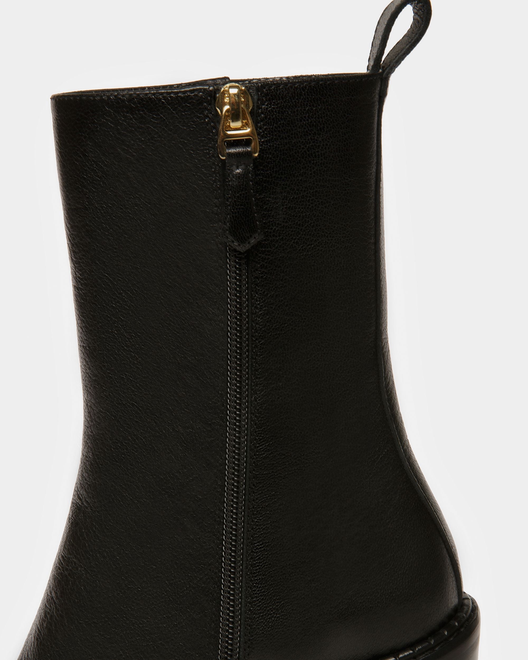 Austine Bottes En Cuir Noir - Femme - Bally - 05