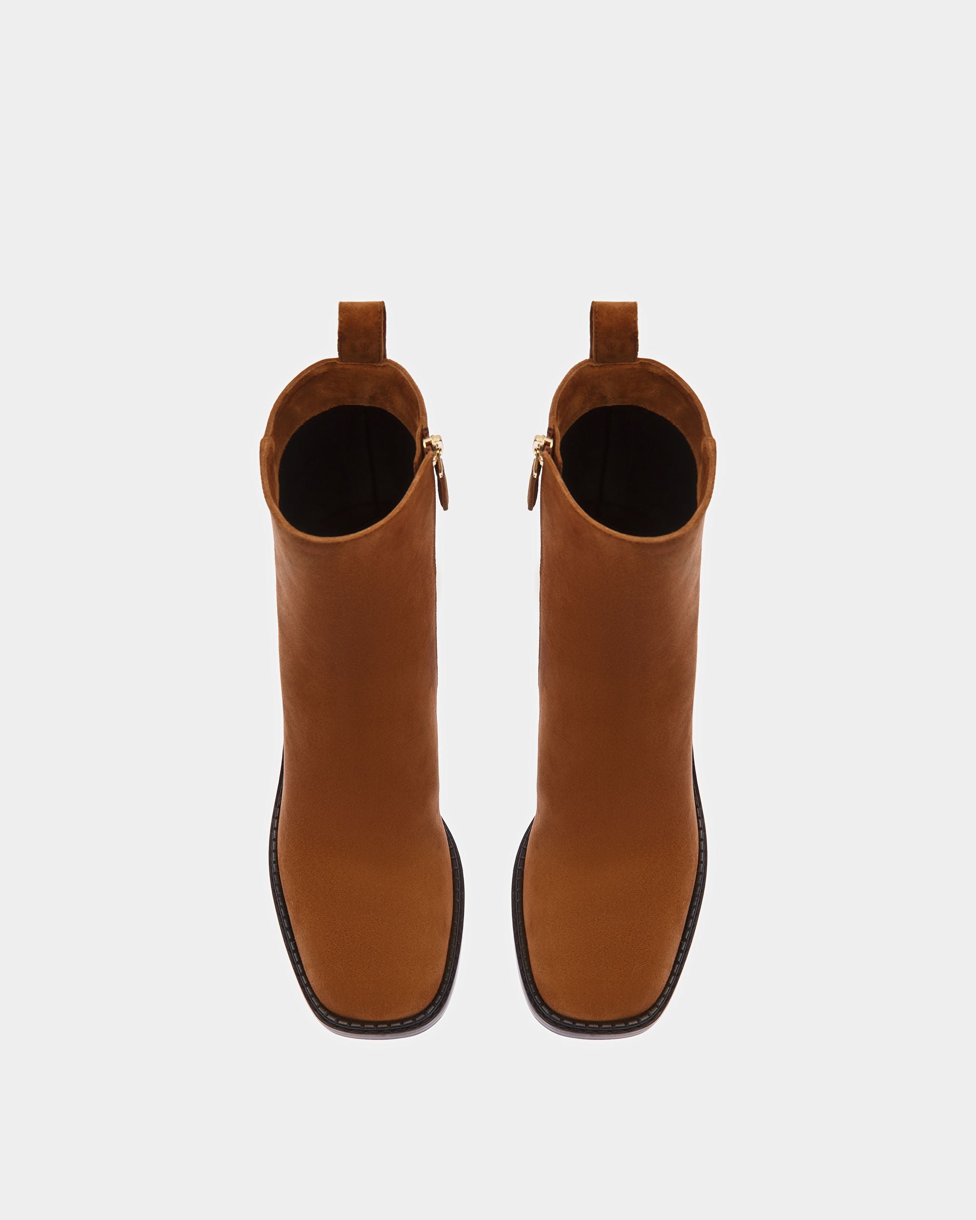 Austine Bottes En Cuir Marron - Femme - Bally - 02