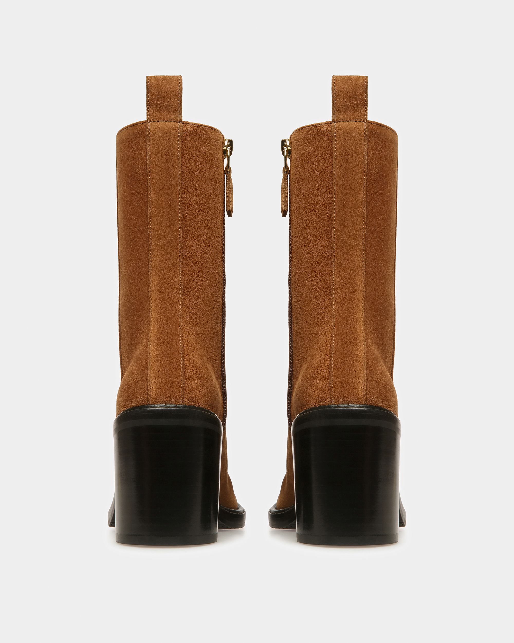 Austine Bottes En Cuir Marron - Femme - Bally - 04