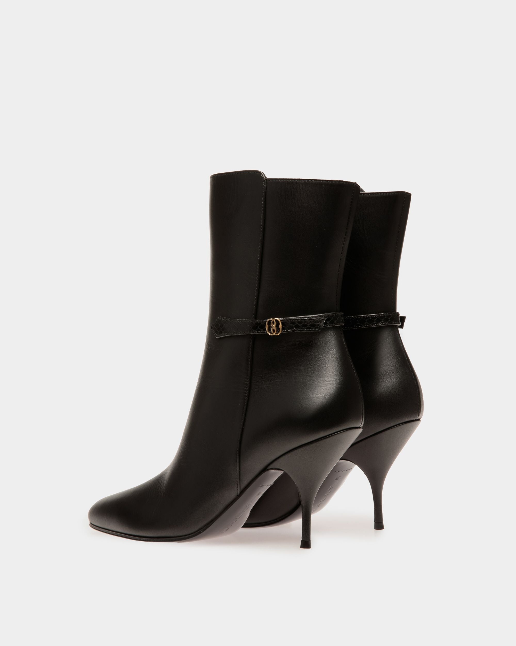 Bottes Odeya En Cuir Noir - Femme - Bally - 03
