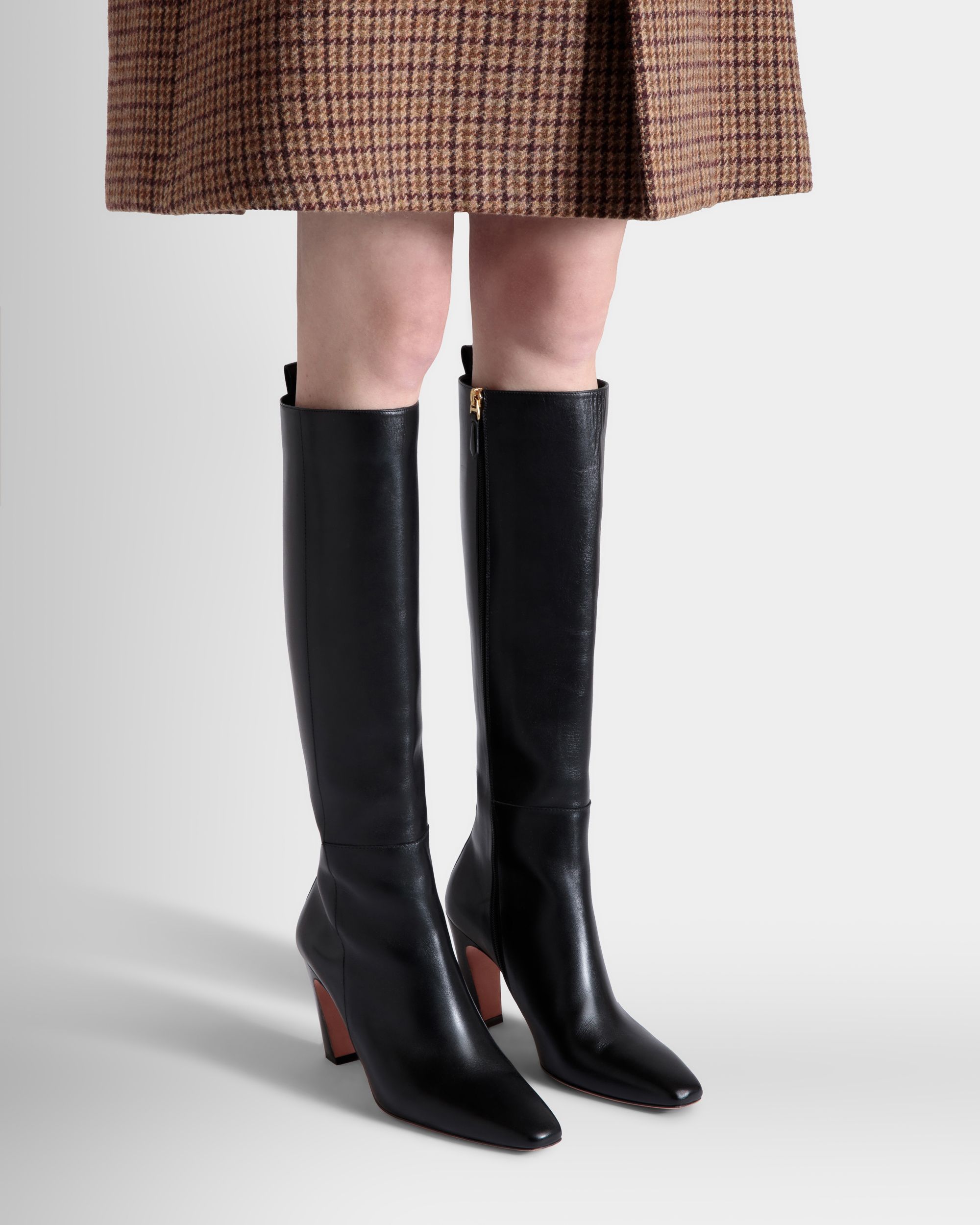 Sylt Stiefel Aus Leder In Schwarz - Damen - Bally - 02