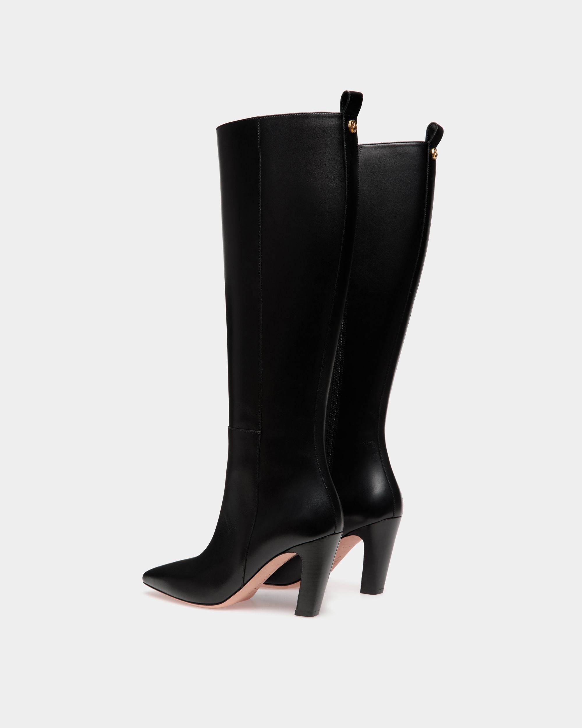Sylt Stiefel Aus Leder In Schwarz - Damen - Bally - 04