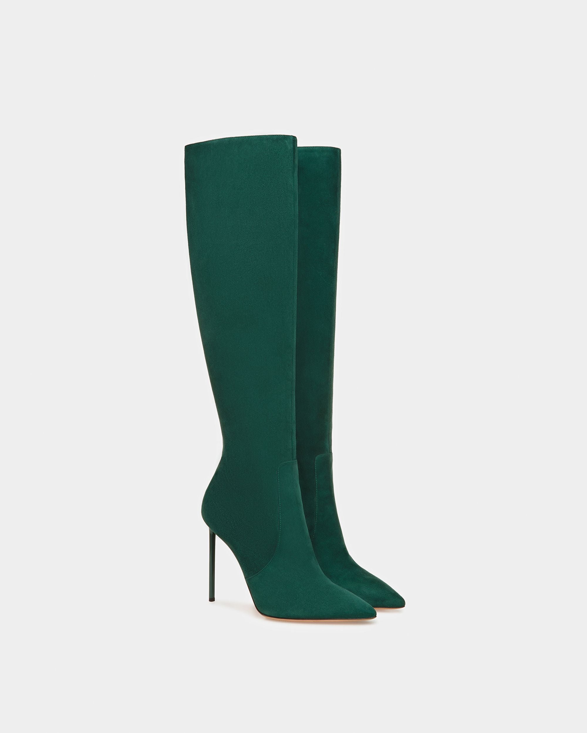 Botte Block En Daim - Femme - Bally - 03