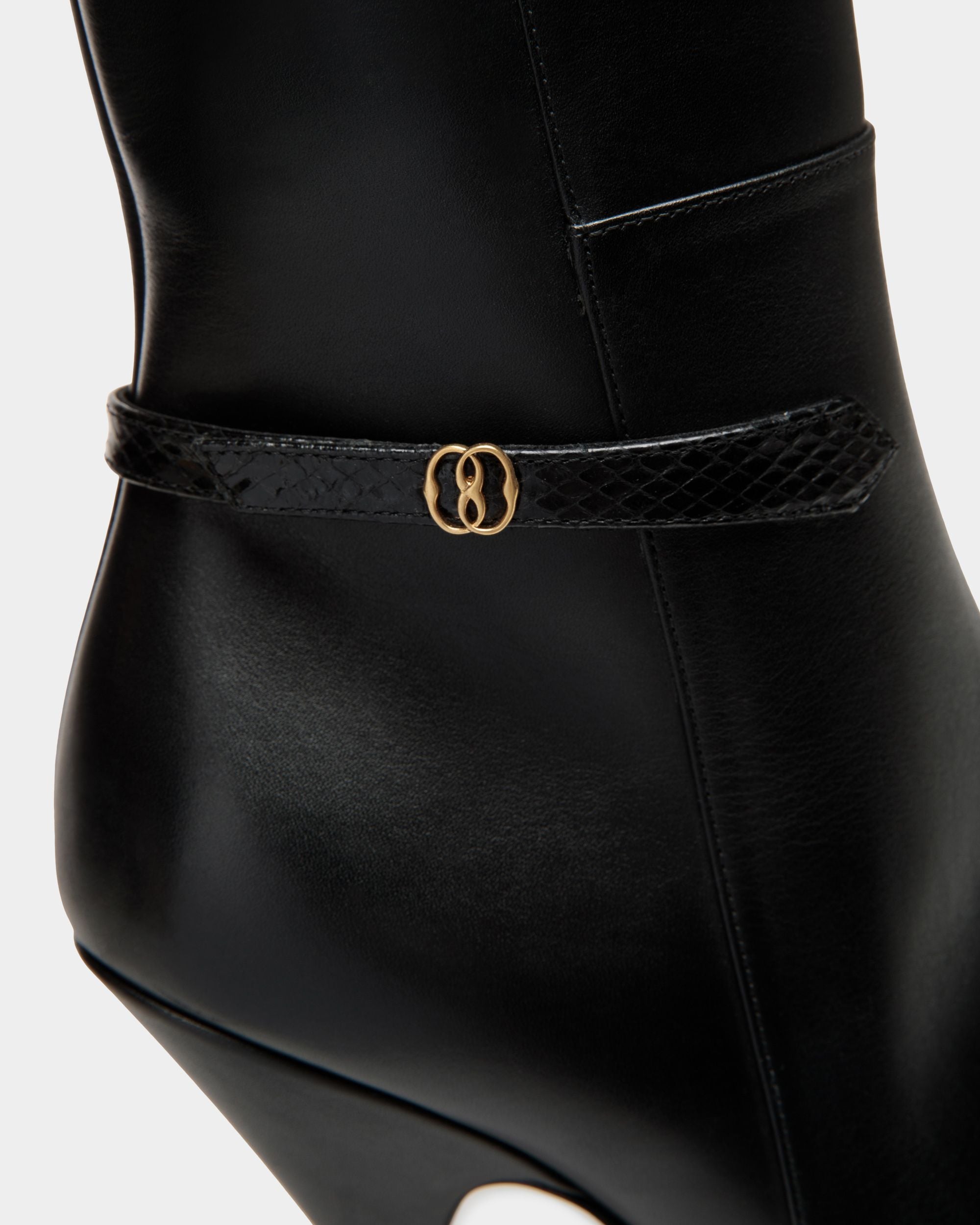 Bottes Paulina En Cuir Noir - Femme - Bally - 05