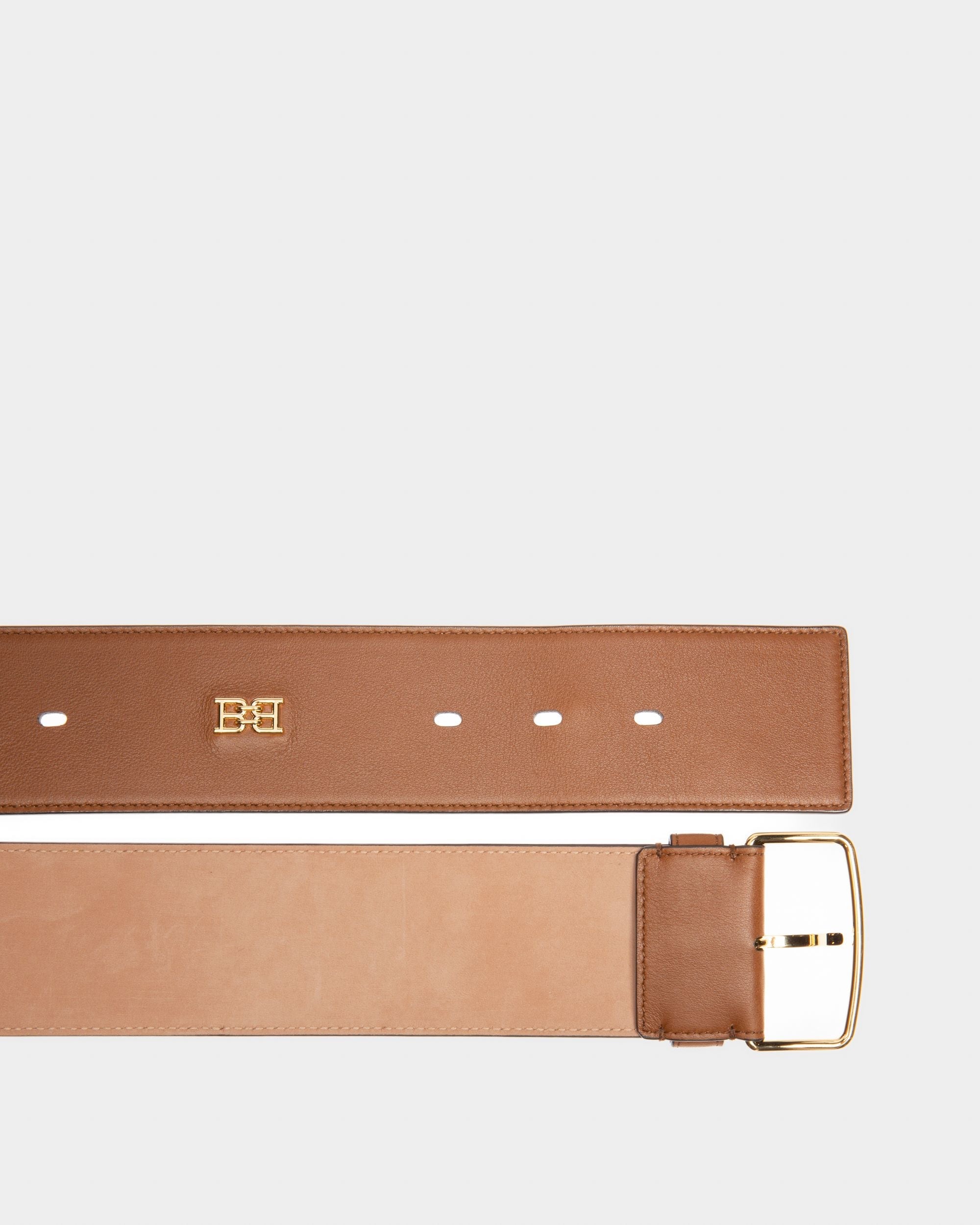 Bonee 55 Mm Breiter Gürtel Aus Braunem Leder - Damen - Bally - 03