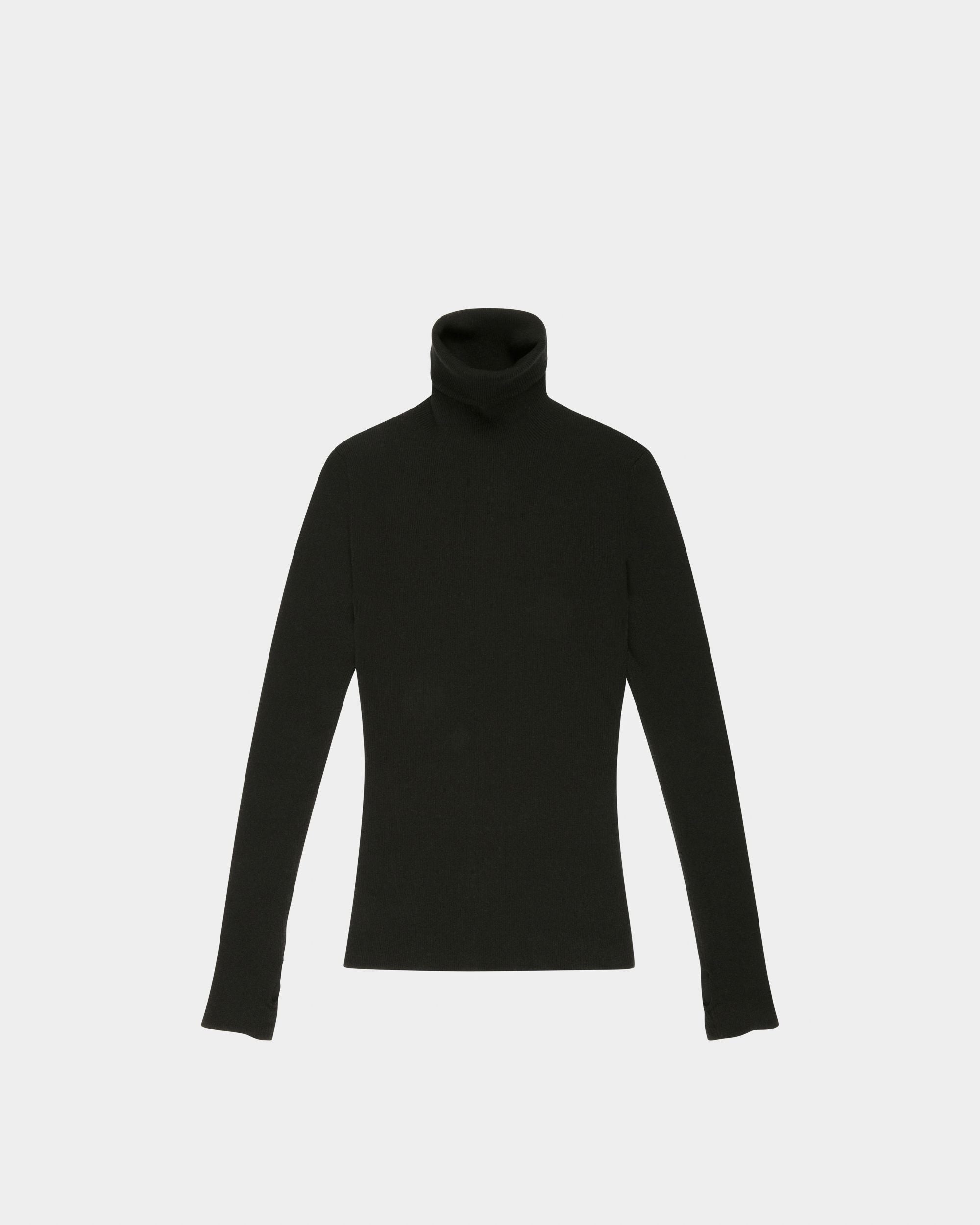 Kaschmirpullover Kaschmir-Rollkragenpullover In Schwarz - Damen - Bally - 01