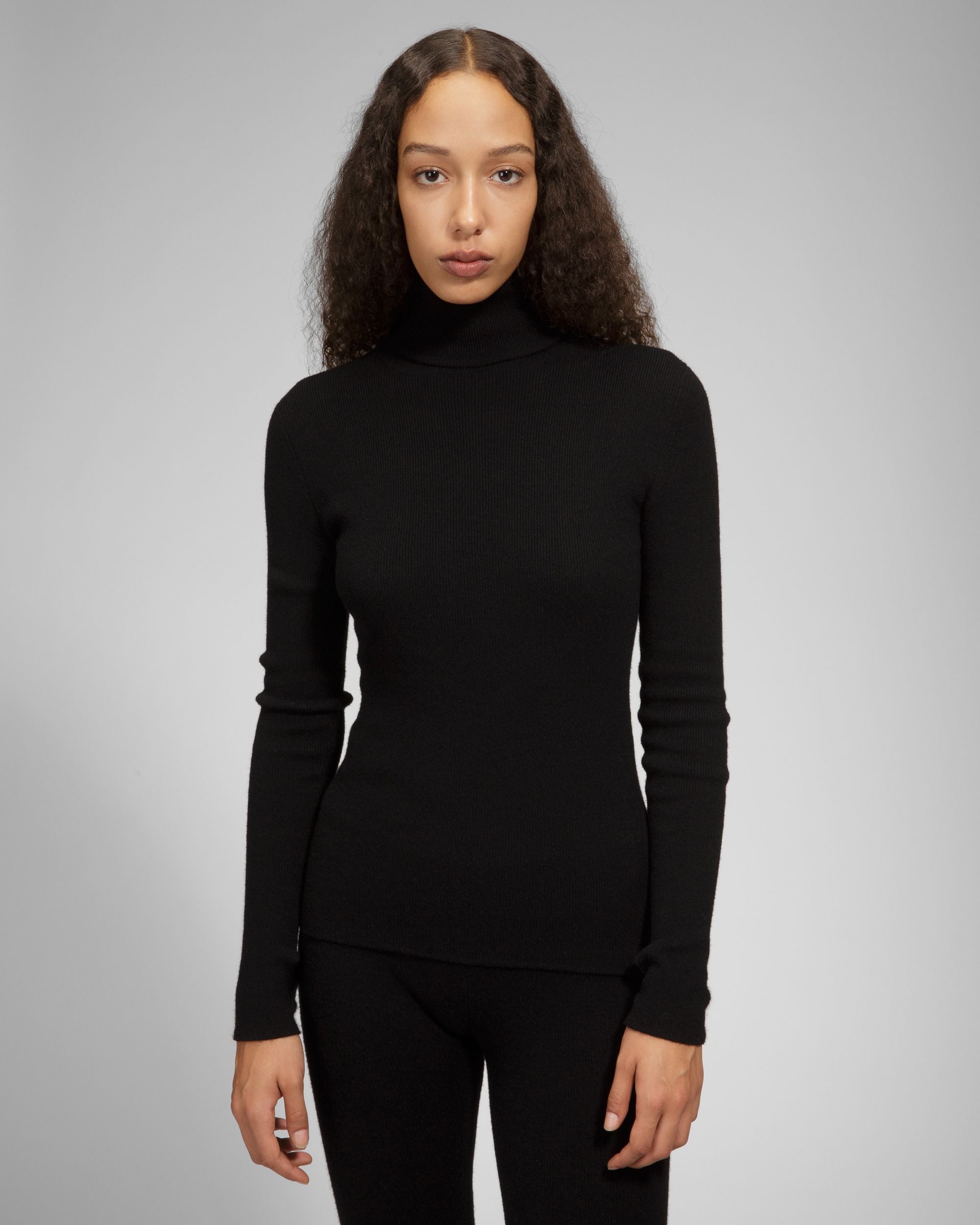 Kaschmirpullover Kaschmir-Rollkragenpullover In Schwarz - Damen - Bally - 04