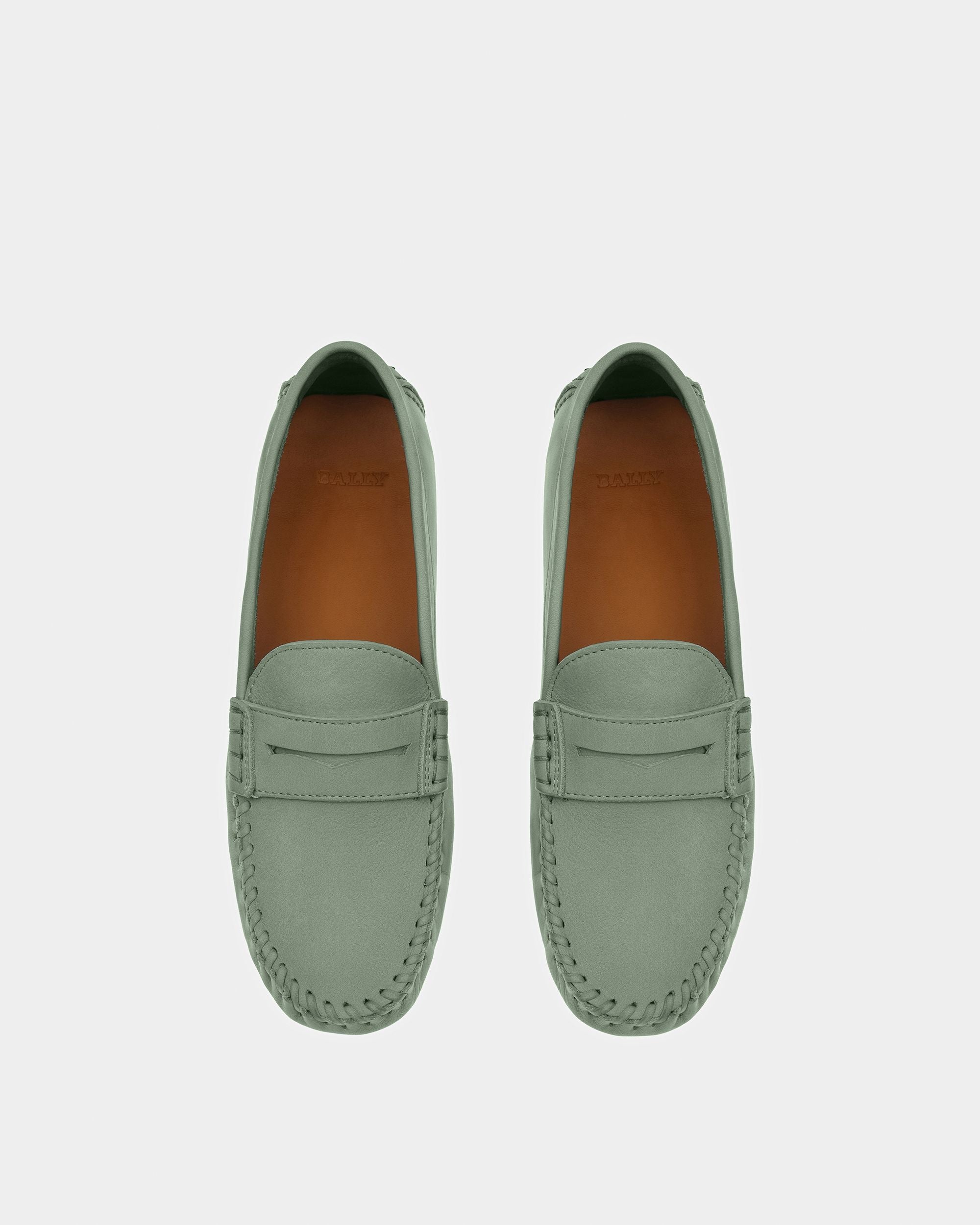 Driver Lamby In Pelle Verde Salvia - Donna - Bally - 02