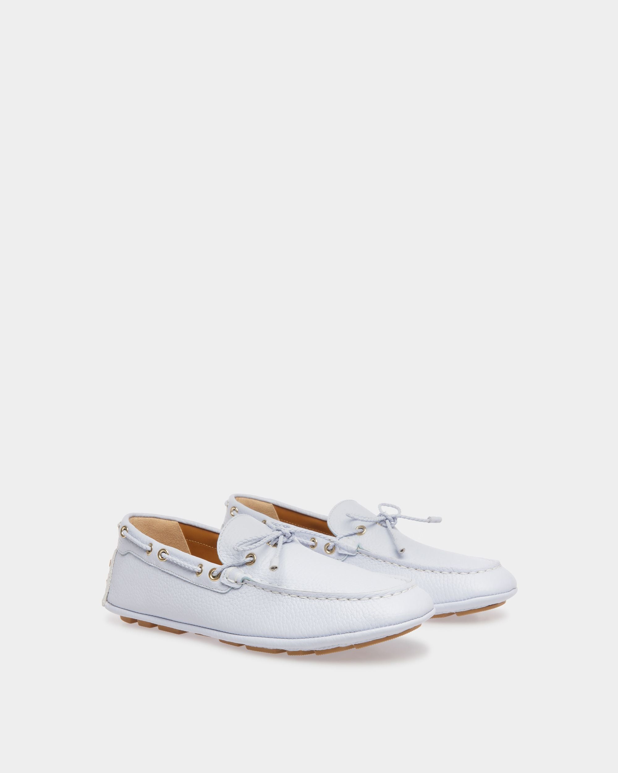 Kerbs Driver Aus Hellblauem Leder - Damen - Bally - 03