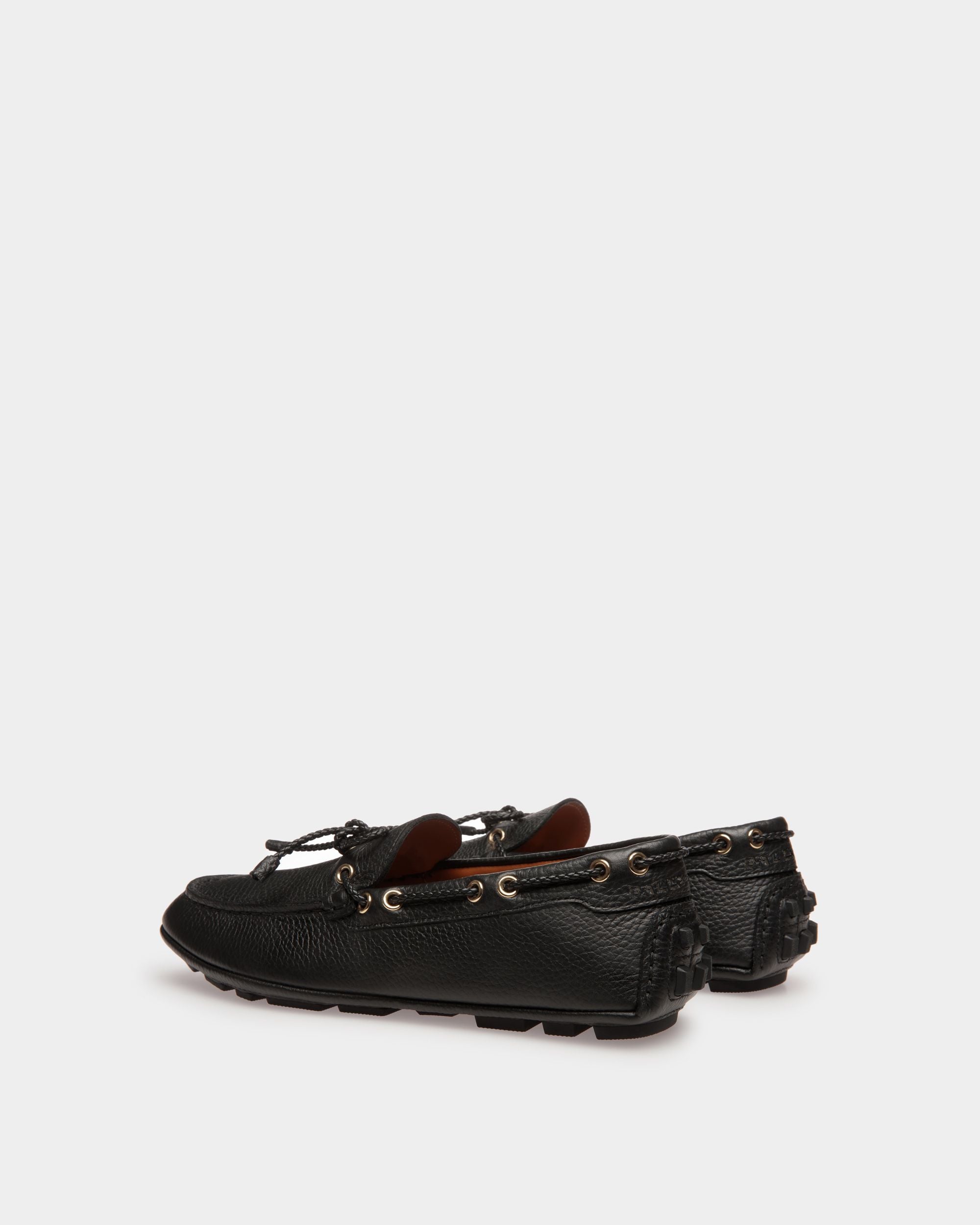 Kerbs Drivers In Black Leather - Women's - Bally - 03