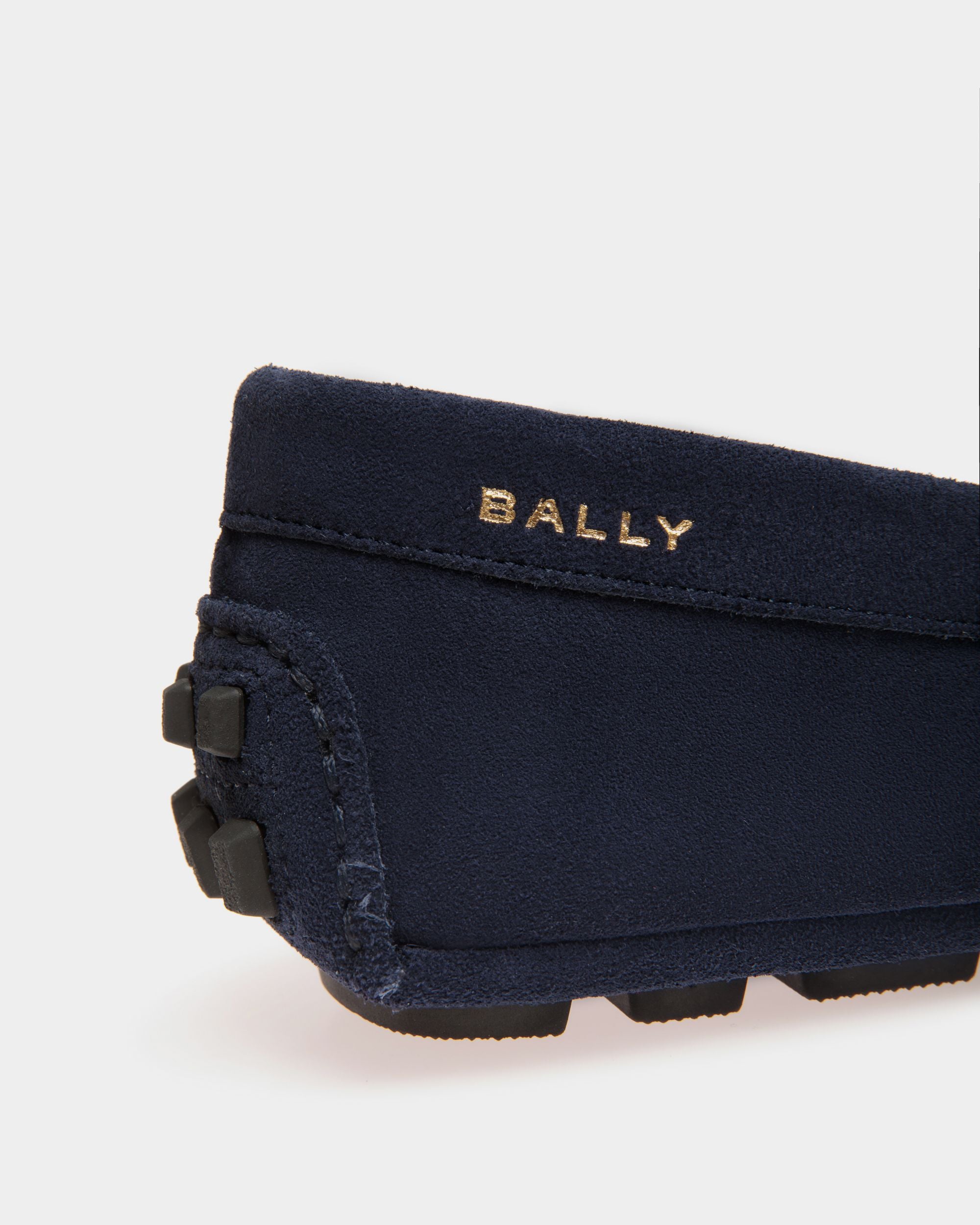 Driver Kerbs In Pelle Scamosciata Blu - Donna - Bally - 04