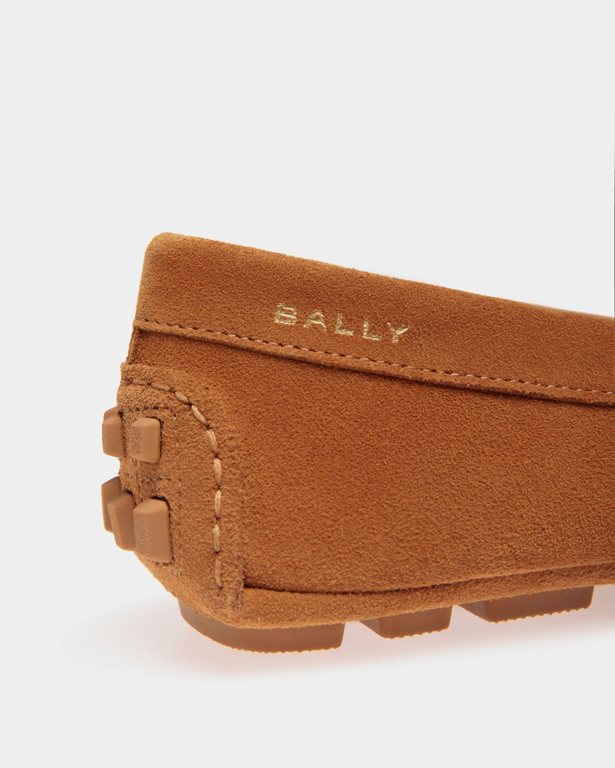Driver Kerbs In Pelle Scamosciata Marrone - Donna - Bally - 04