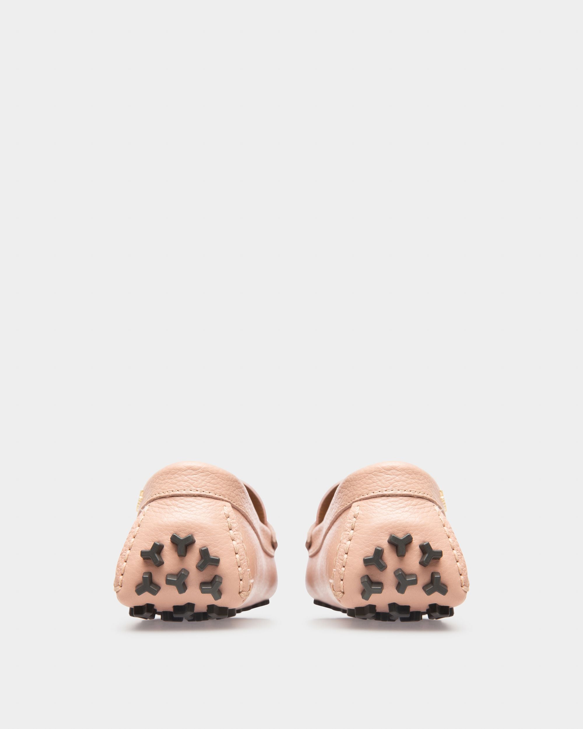 Leyla Drivers En Cuir Rose - Femme - Bally - 03