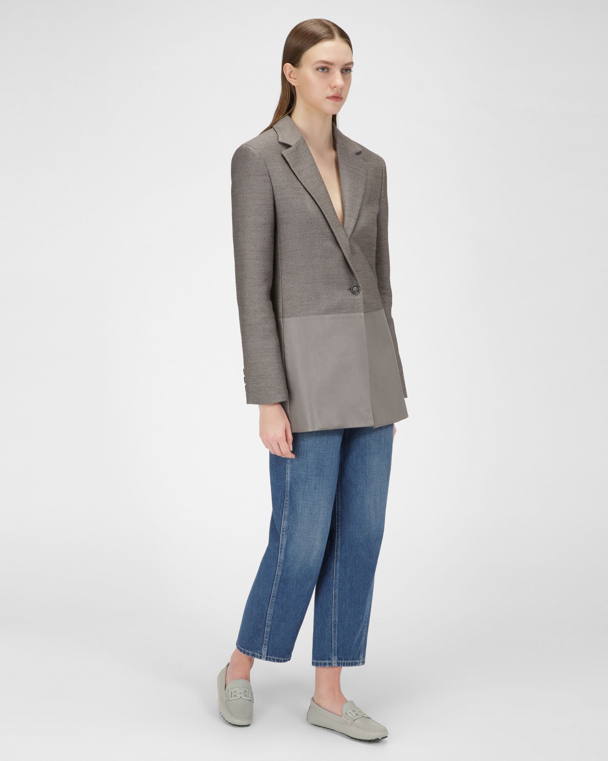 Leyla Driver Aus Hellblauem Leder - Damen - Bally - 03