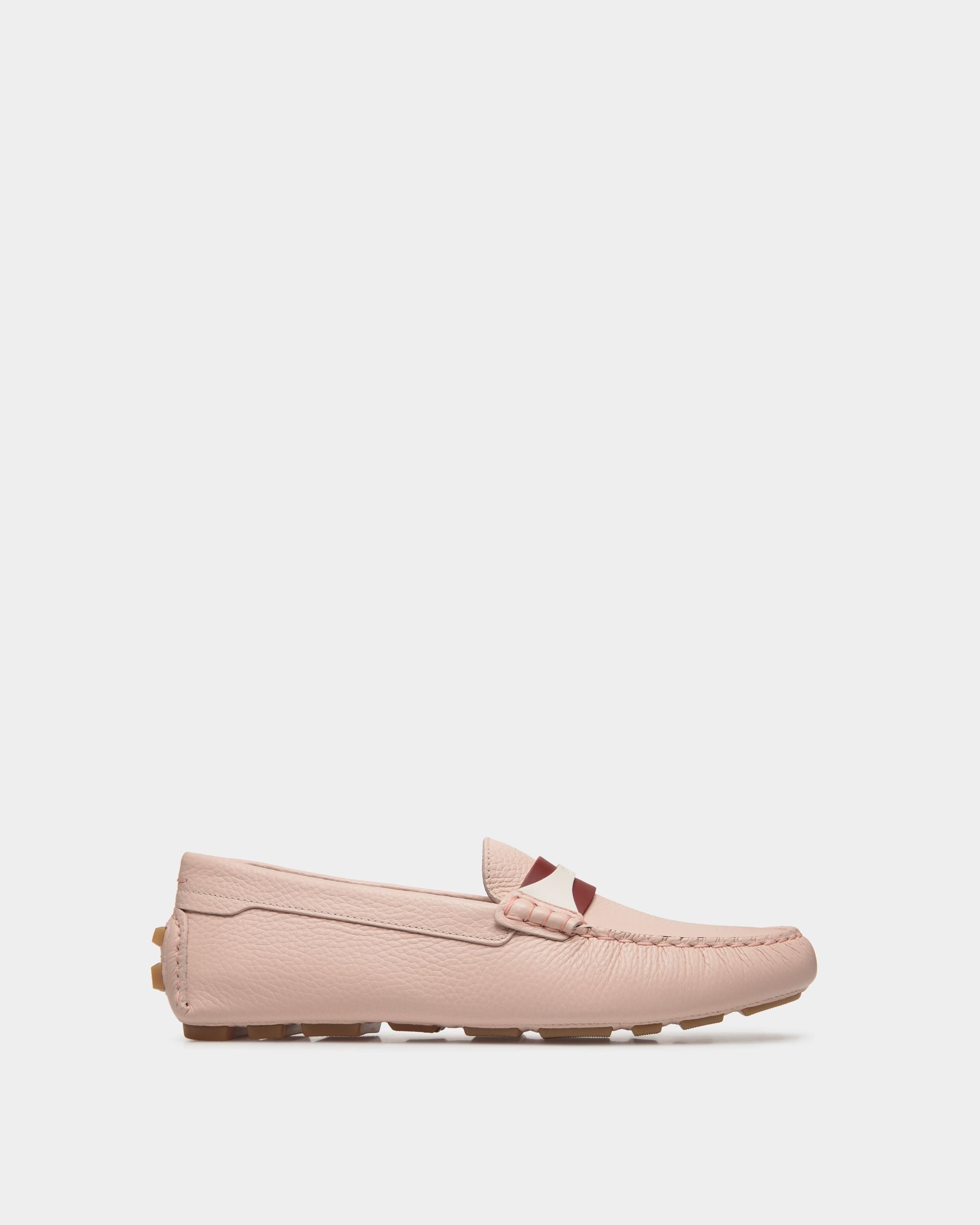 Kerbs Driver-Schuh Aus Leder In Dusty Petal - Damen - Bally - 01