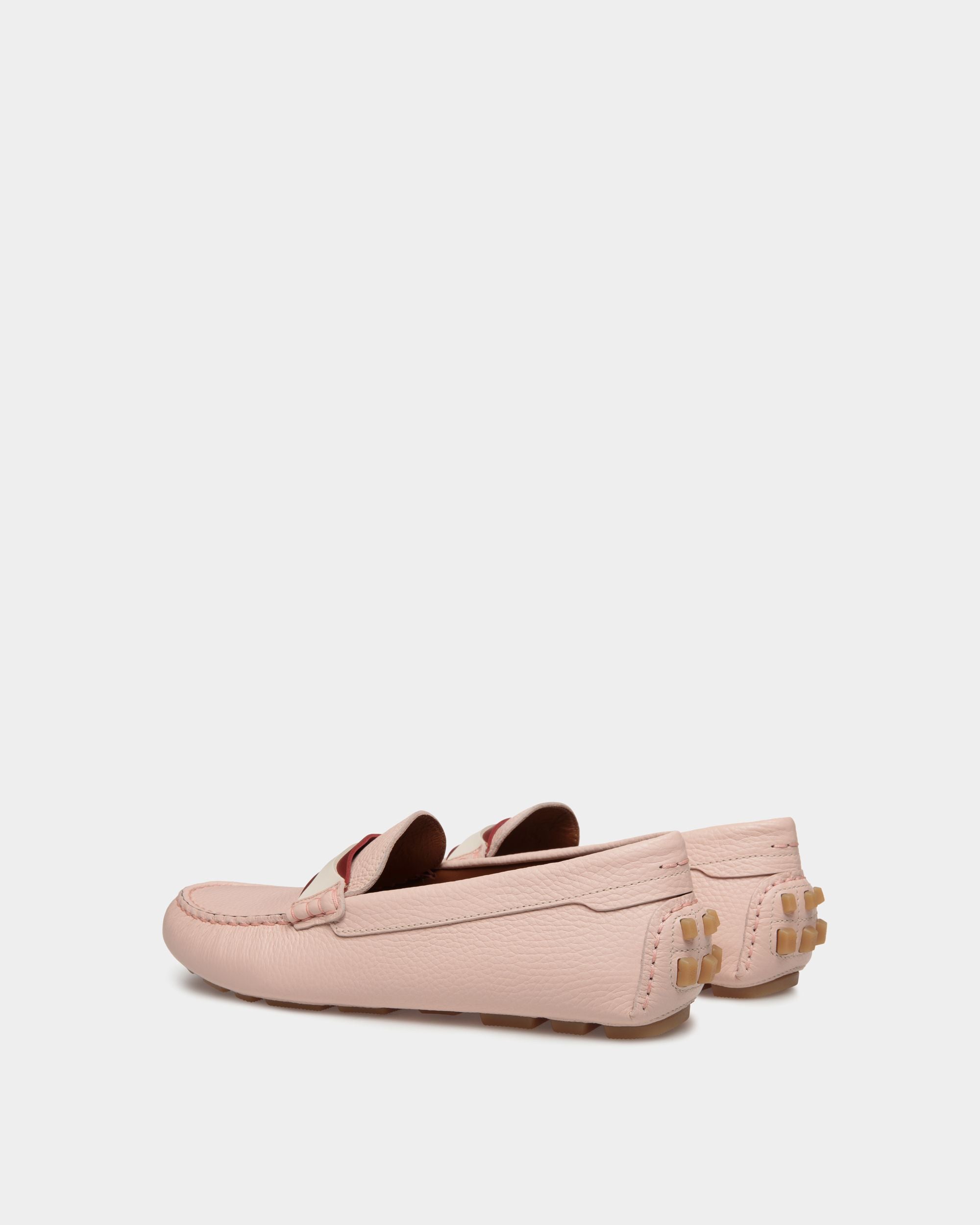 Kerbs Driver-Schuh Aus Leder In Dusty Petal - Damen - Bally - 03