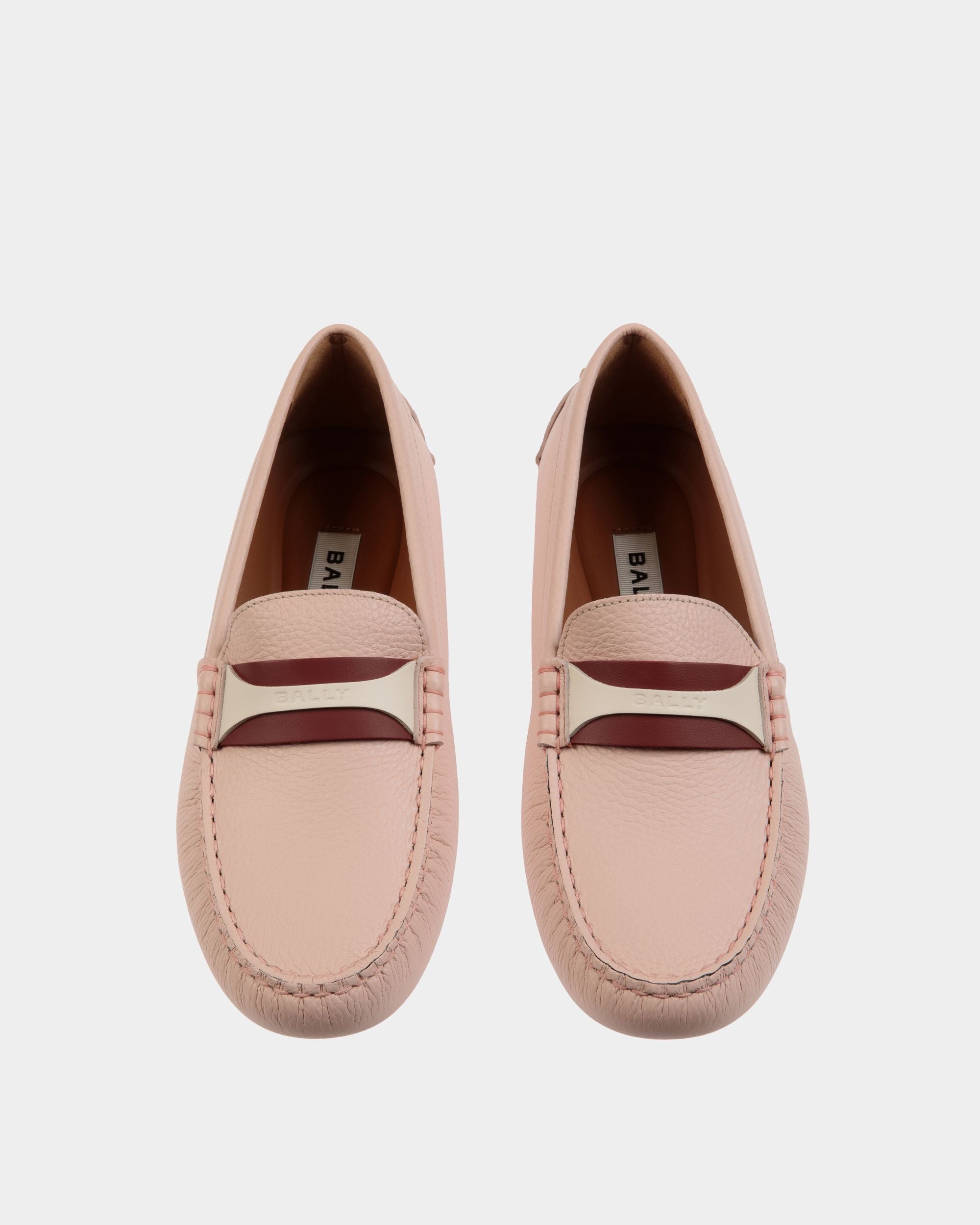 Kerbs Driver-Schuh Aus Leder In Dusty Petal - Damen - Bally - 04