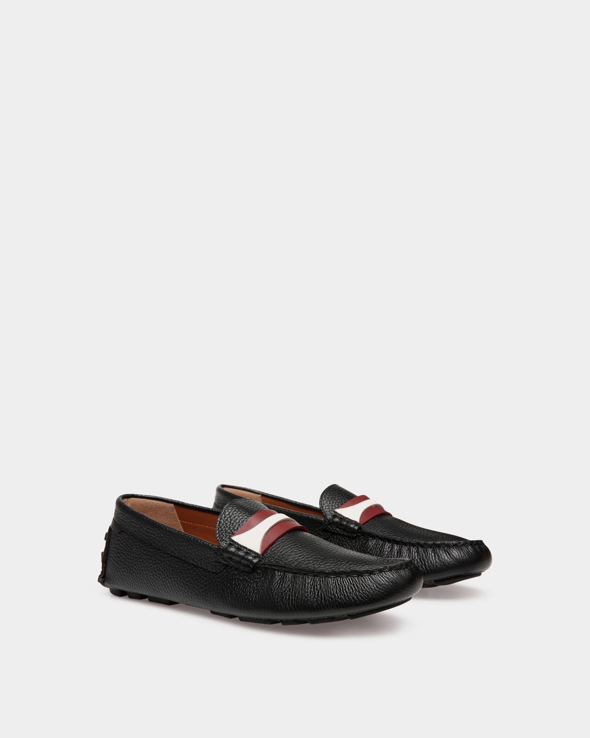 Kerbs Driver-Schuh Aus Leder In Schwarz - Damen - Bally - 01