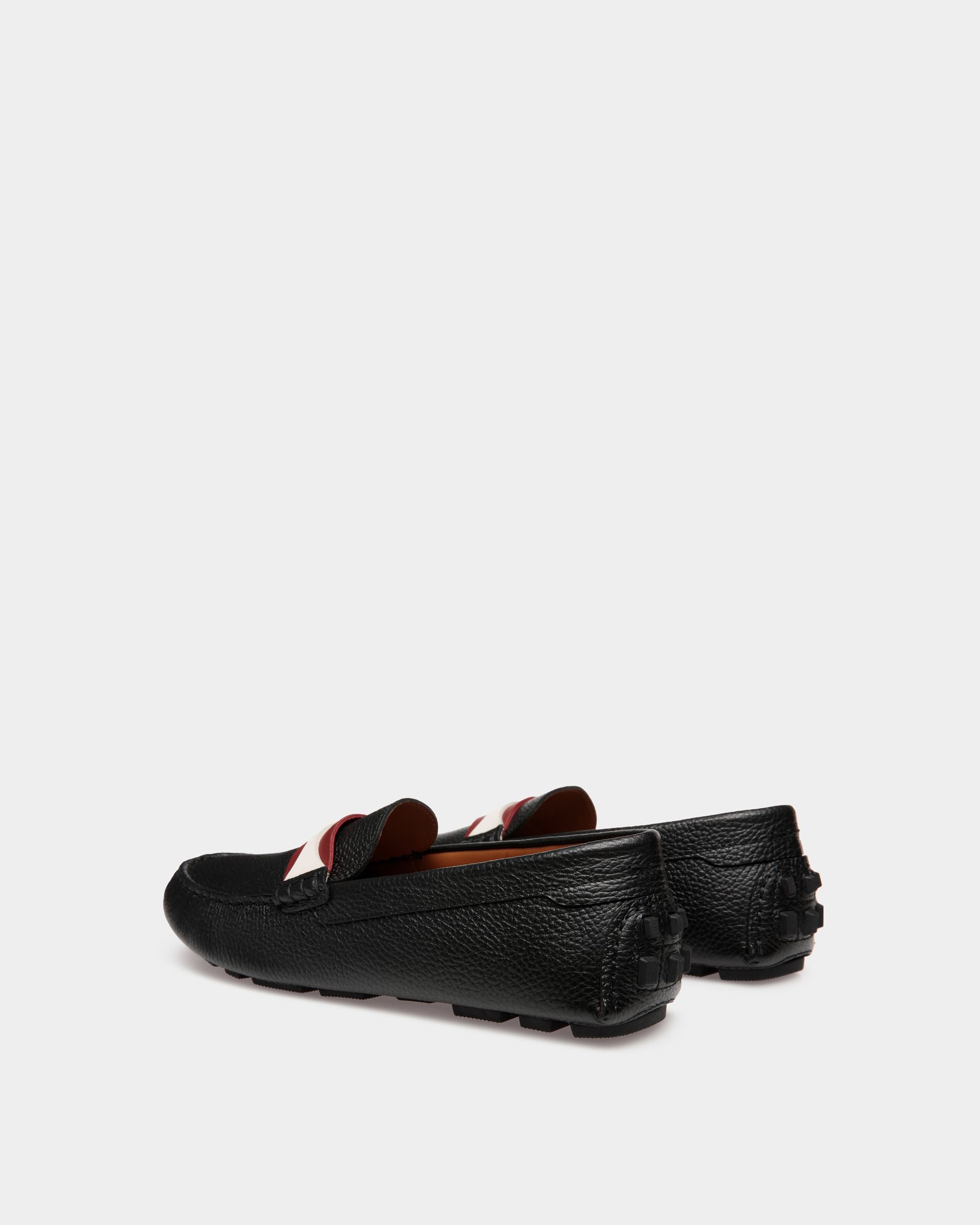 Kerbs Driver-Schuh Aus Leder In Schwarz - Damen - Bally - 02