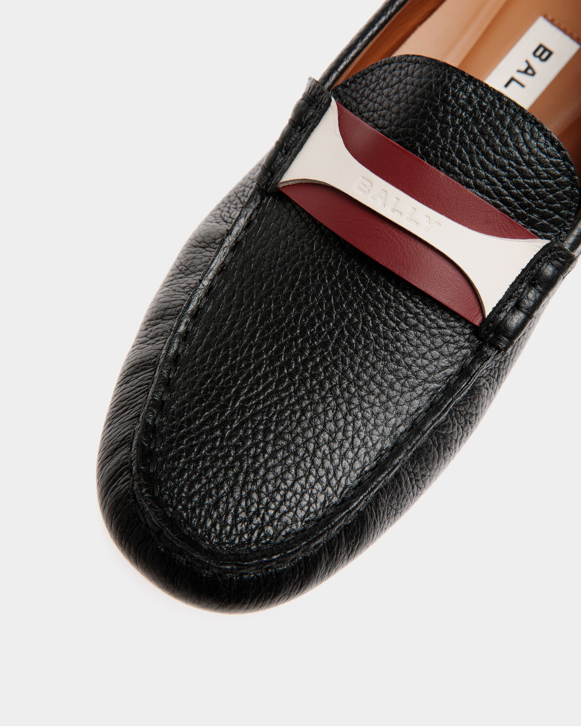Kerbs Driver-Schuh Aus Leder In Schwarz - Damen - Bally - 03