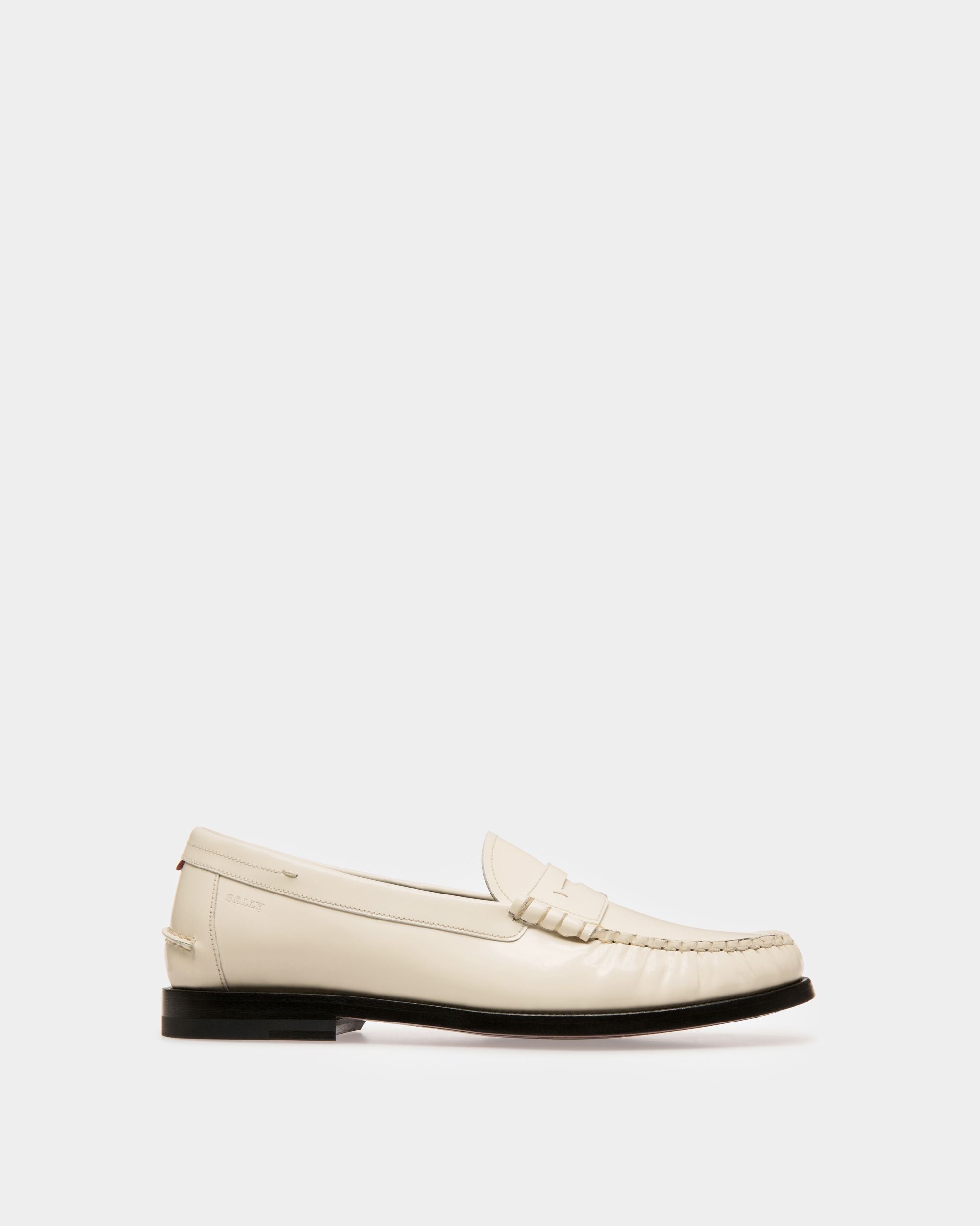 Coelo Mokassins Aus Elfenbeinfarbenem Leder - Damen - Bally - 01
