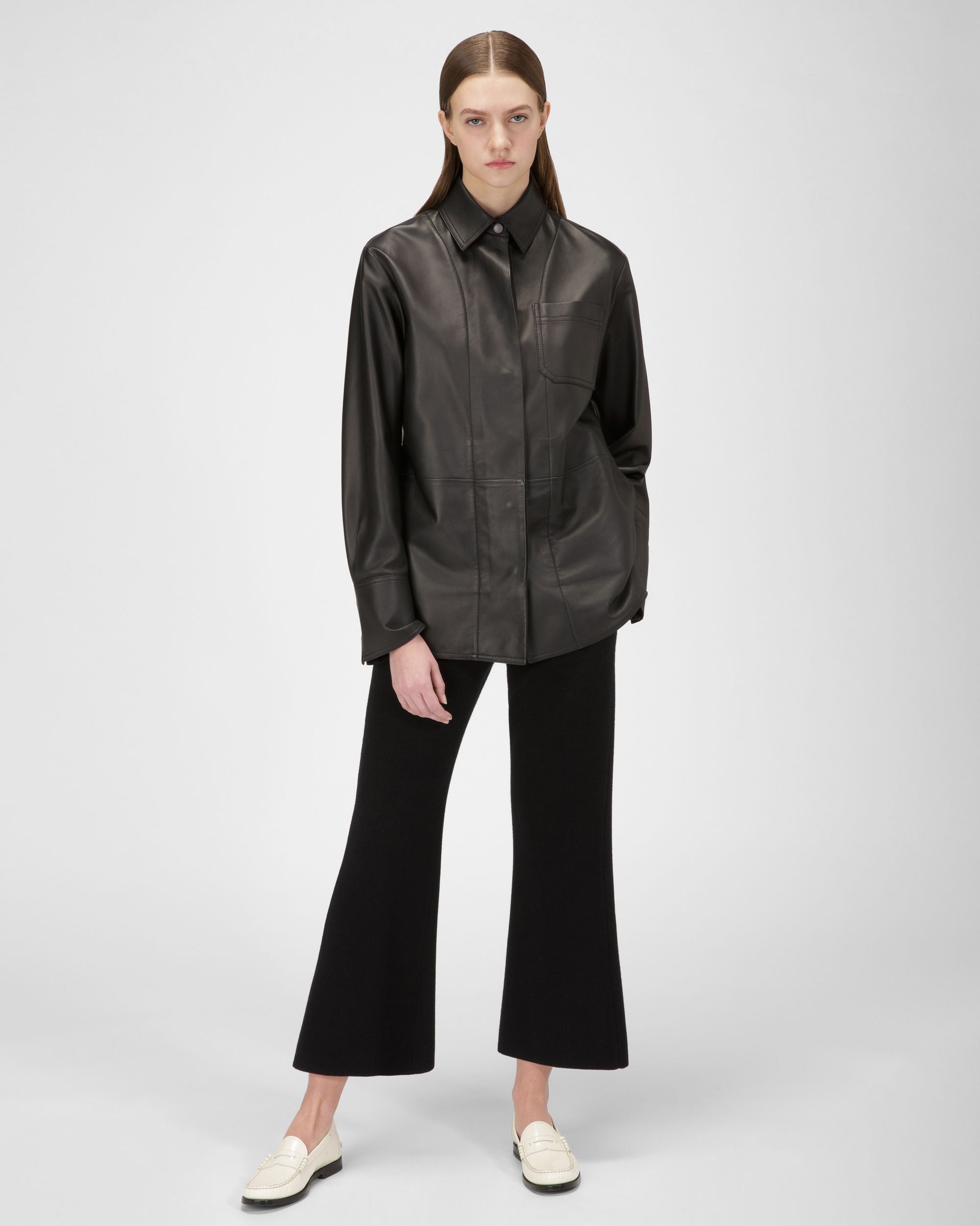 Coelo Mokassins Aus Elfenbeinfarbenem Leder - Damen - Bally - 03